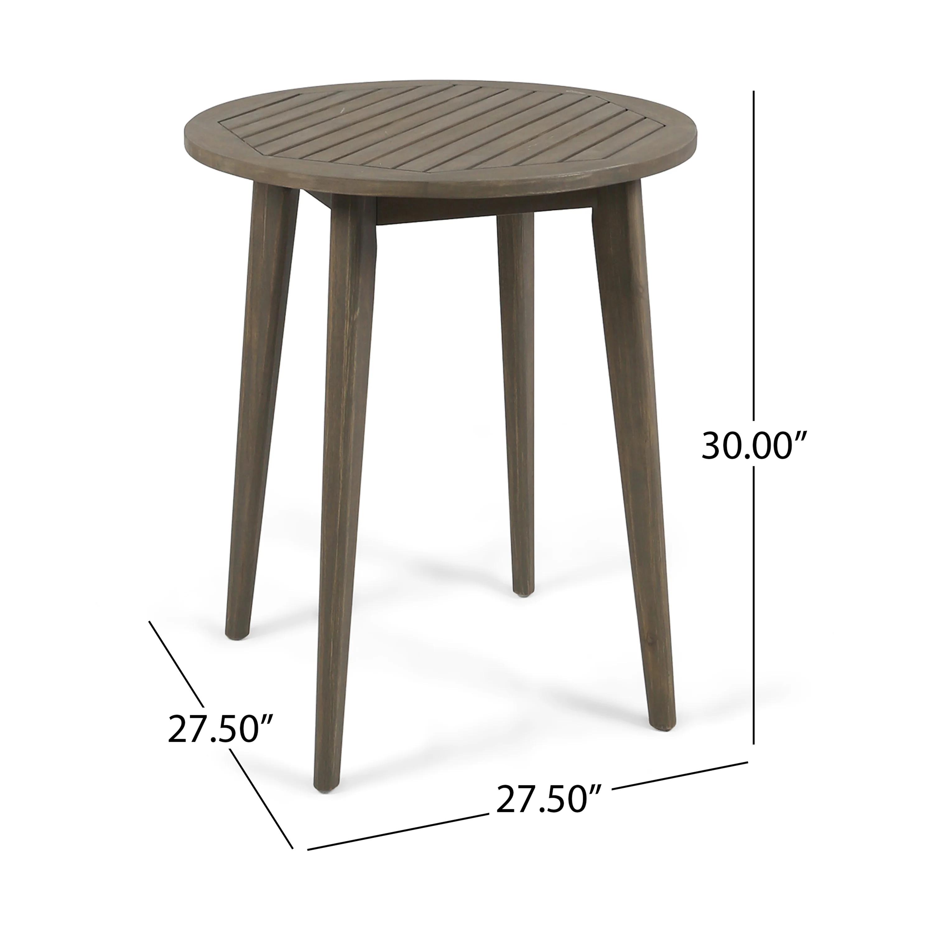 Richter Outdoor 3 Piece Wood  and Wicker Bistro Set - furnishings