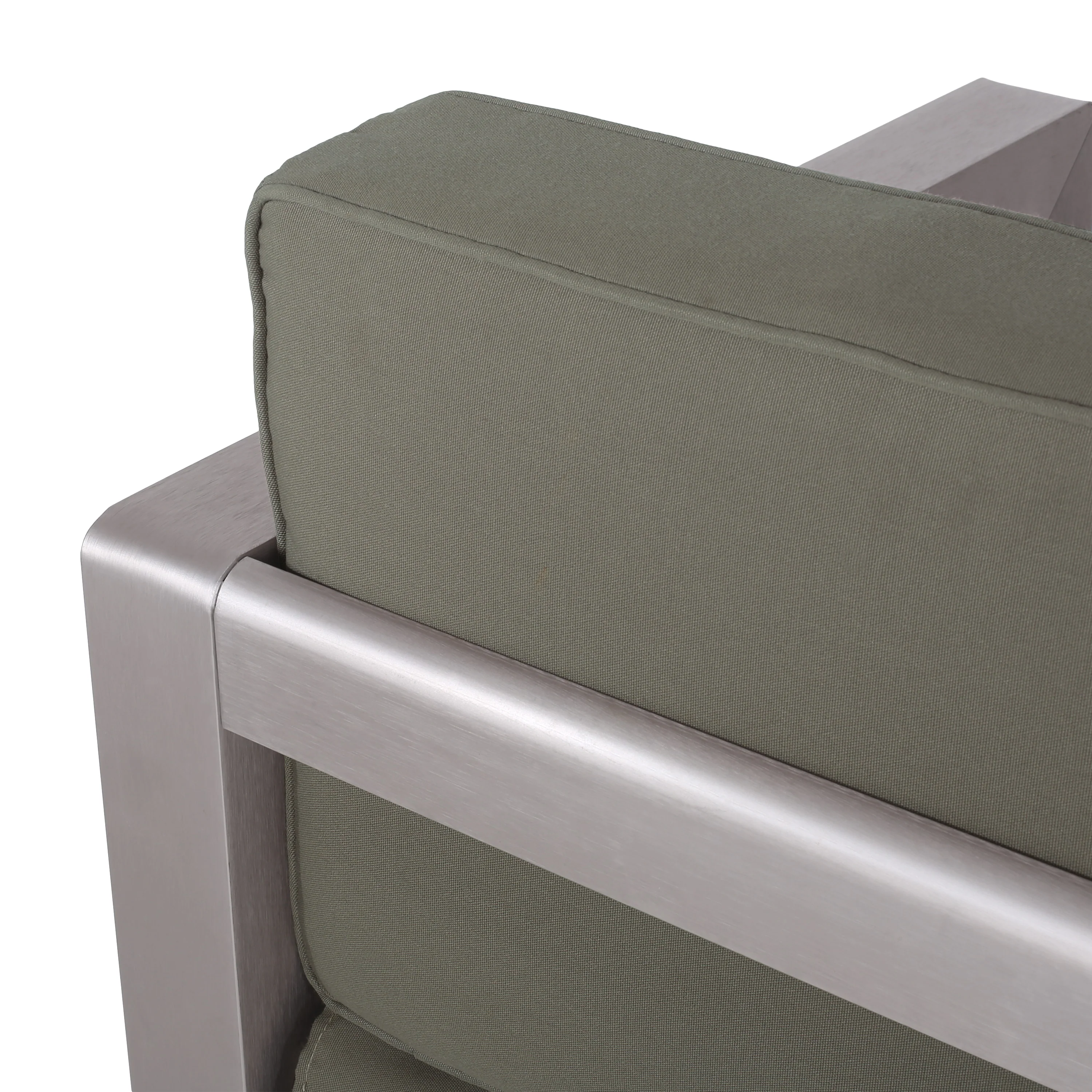 Booth Outdoor Aluminum Club Chairs - furnishings