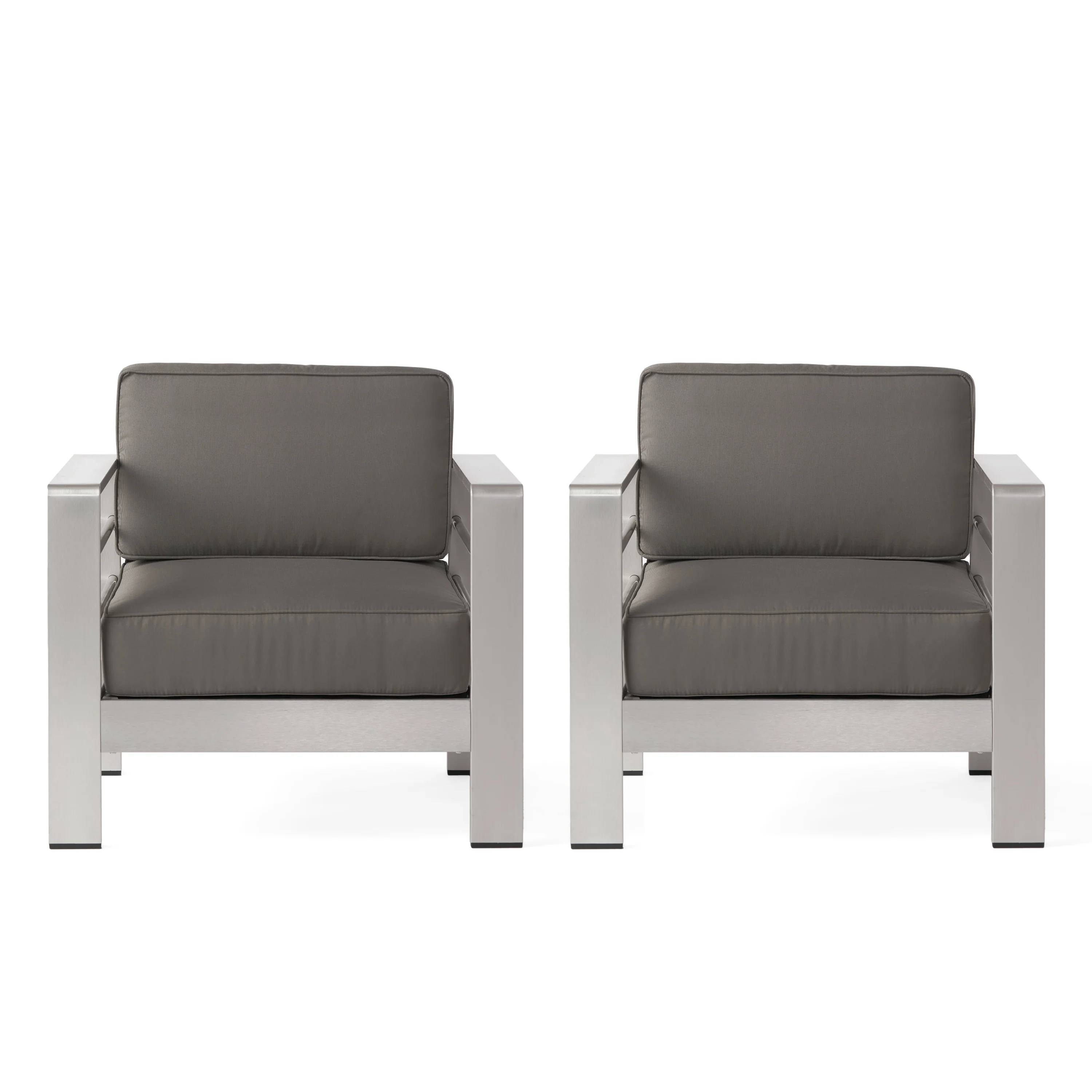 Coral Bay Outdoor Club Chairs w/ Water Resistant Cushions - furnishings