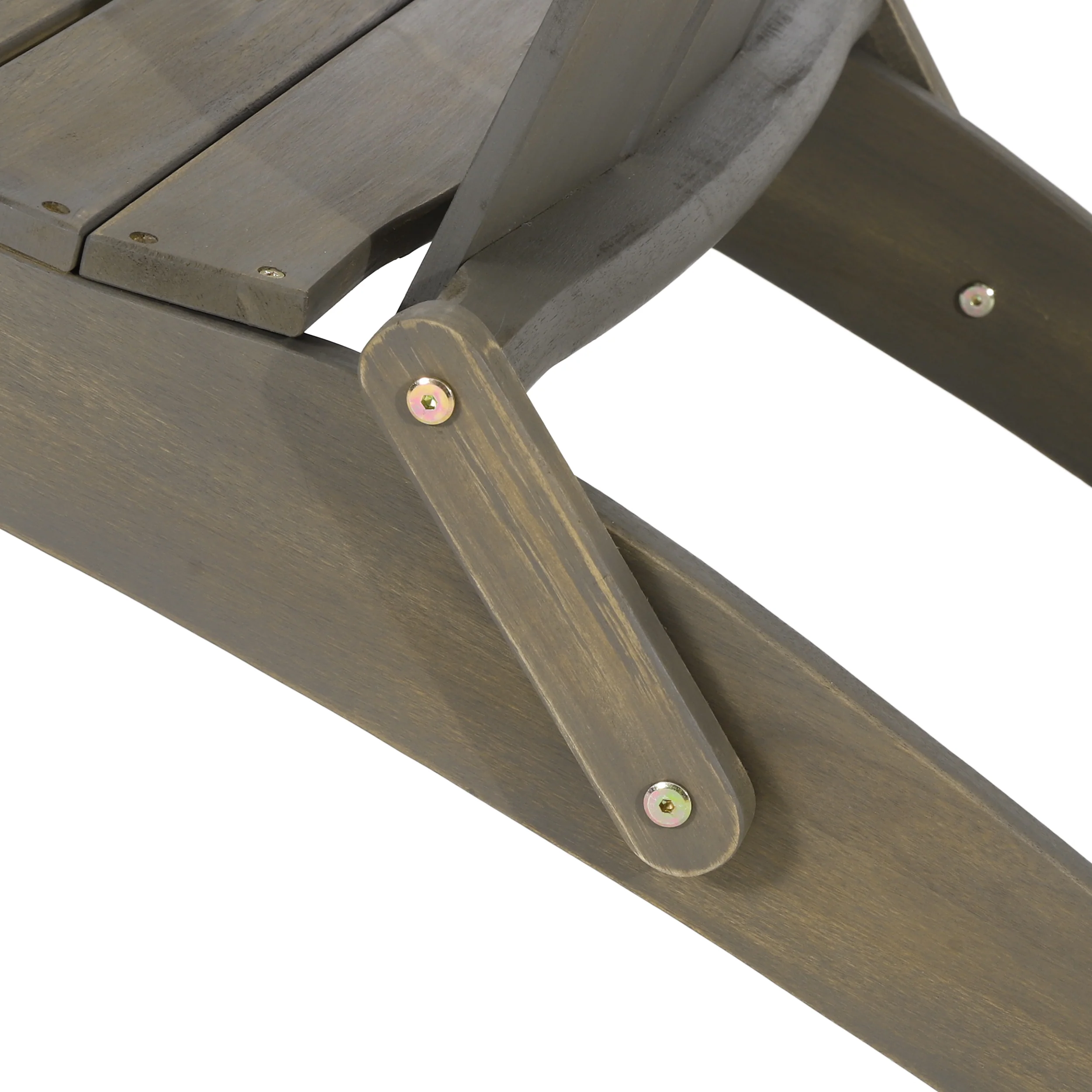 Gurekam Outdoor Acacia Wood Foldable Adirondack Chair - furnishings