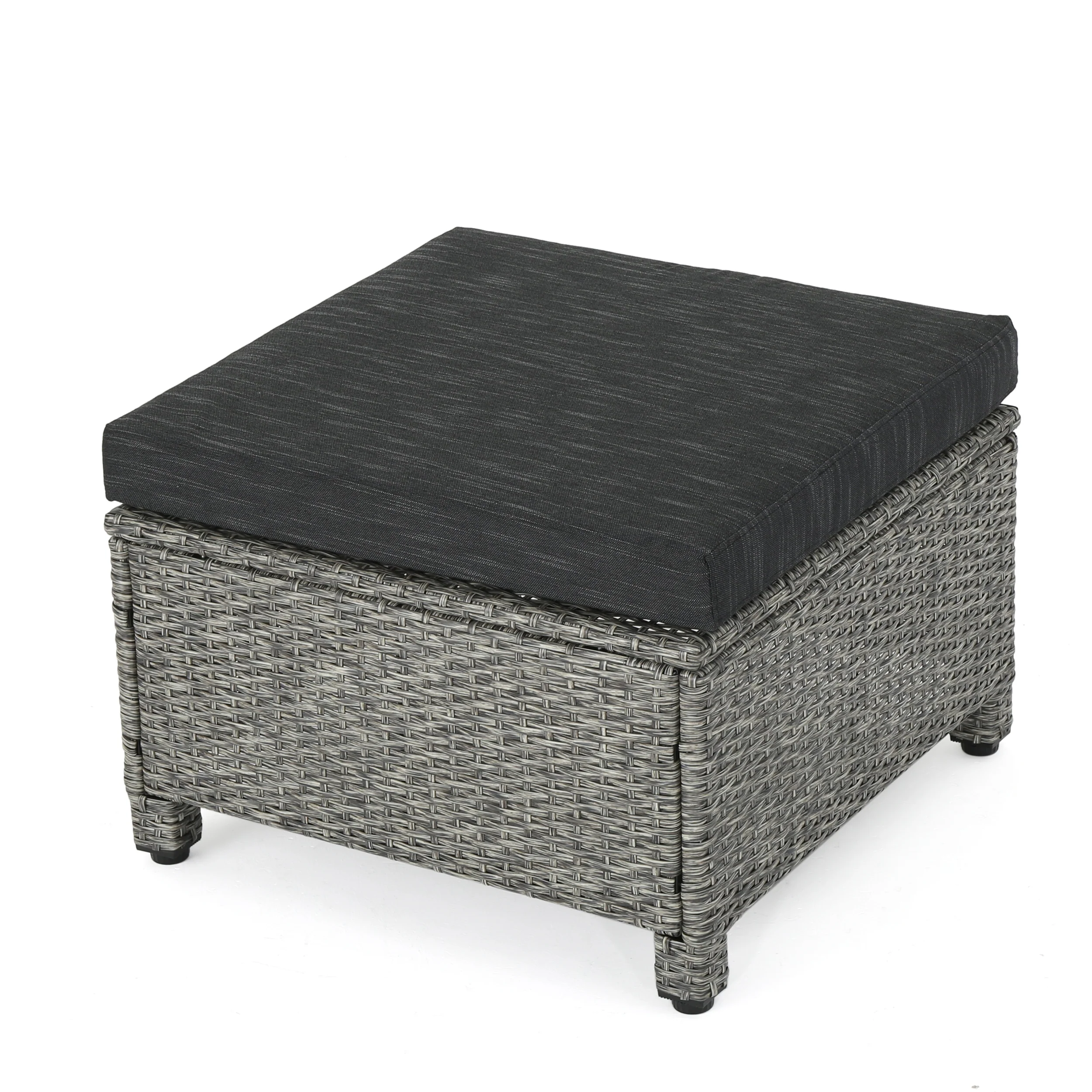 Venice 4-6-Seater Outdoor Wicket Chat Set - furnishings