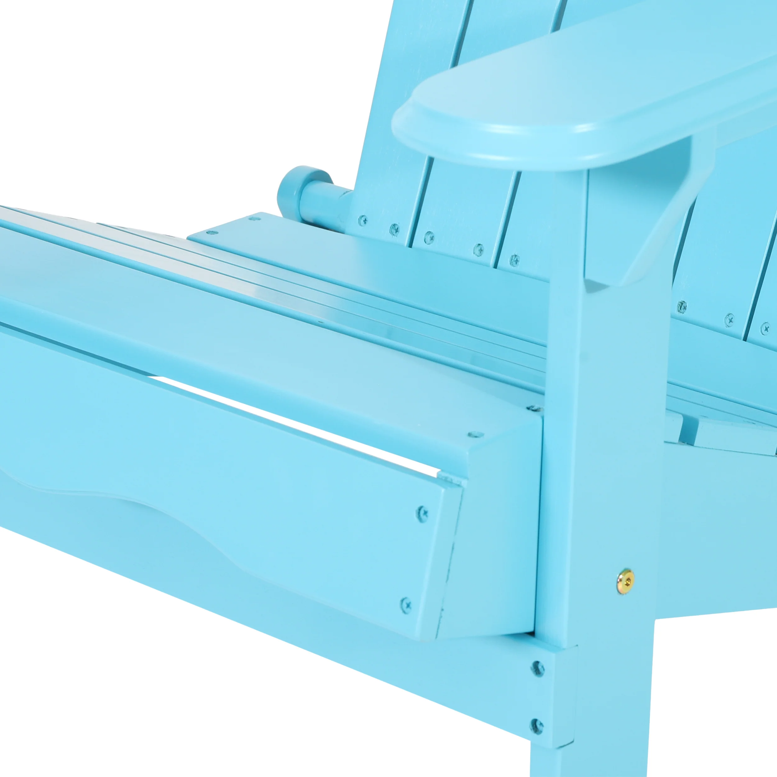 Cartagena Outdoor Rustic Acacia Wood Folding Adirondack Chair, Set of 4 - furnishings