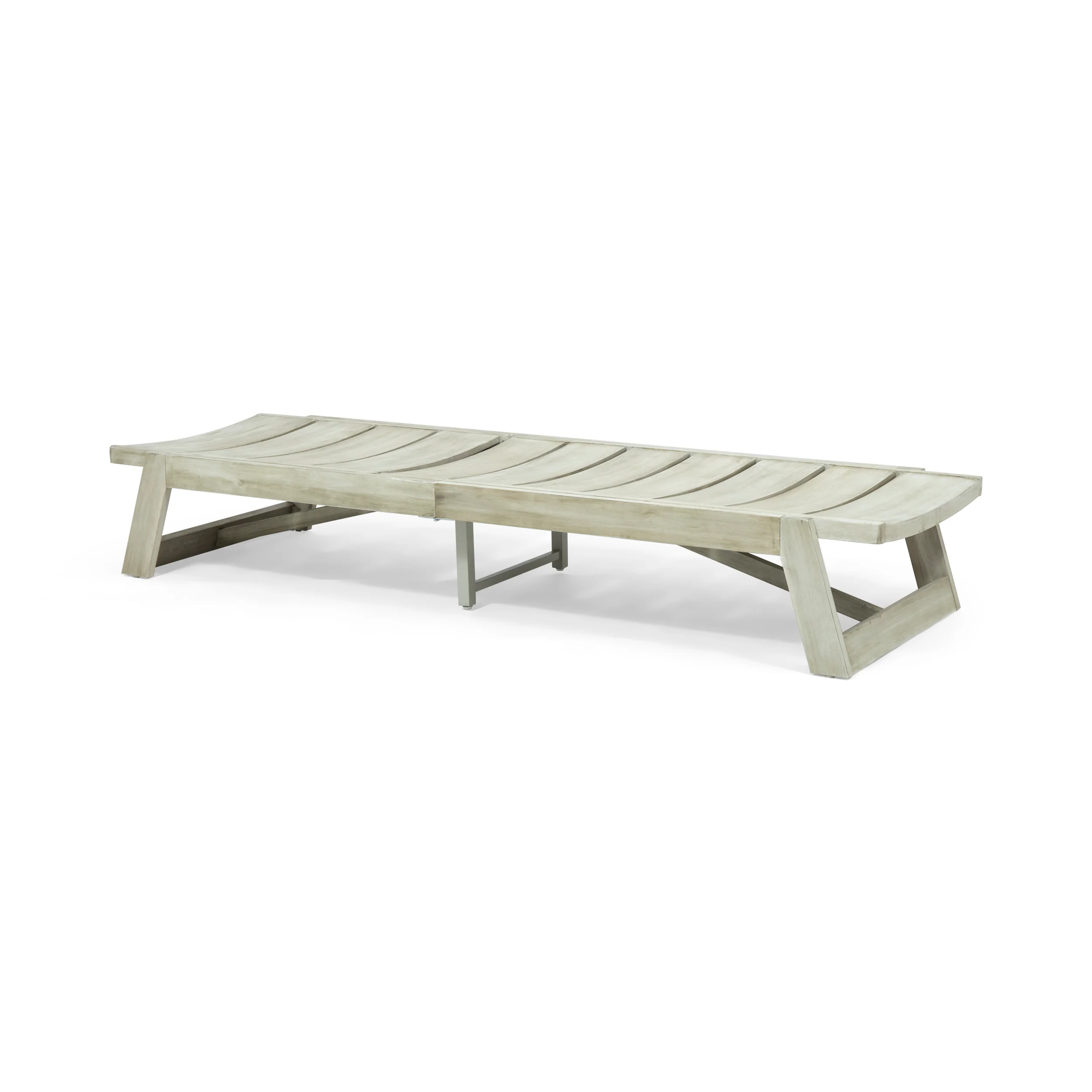 Melissa Outdoor Acacia Wood Chaise Lounge (Set of 4) - furnishings