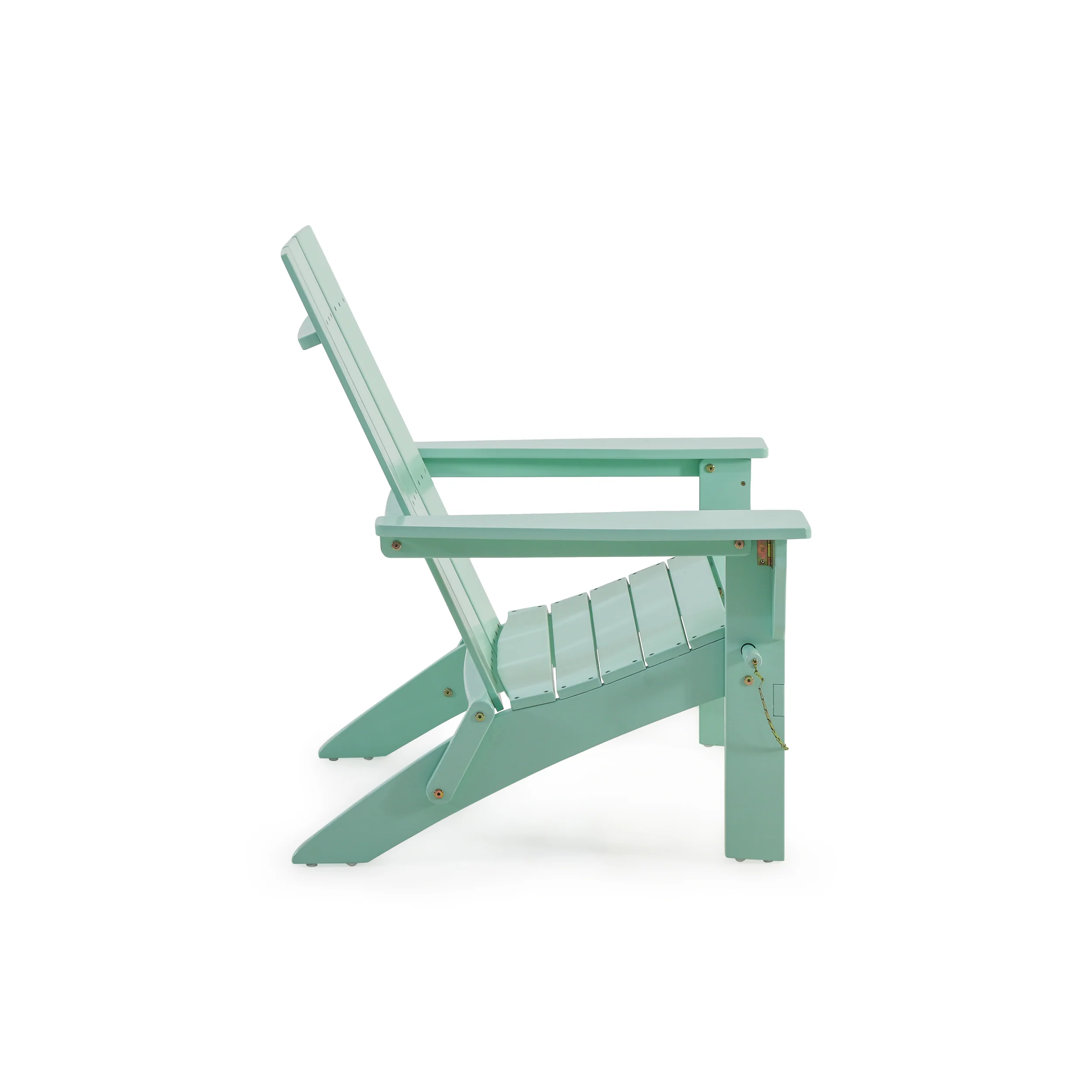 Gurekam Modern Outdoor Acacia Wood Folding Adirondack Chair - furnishings