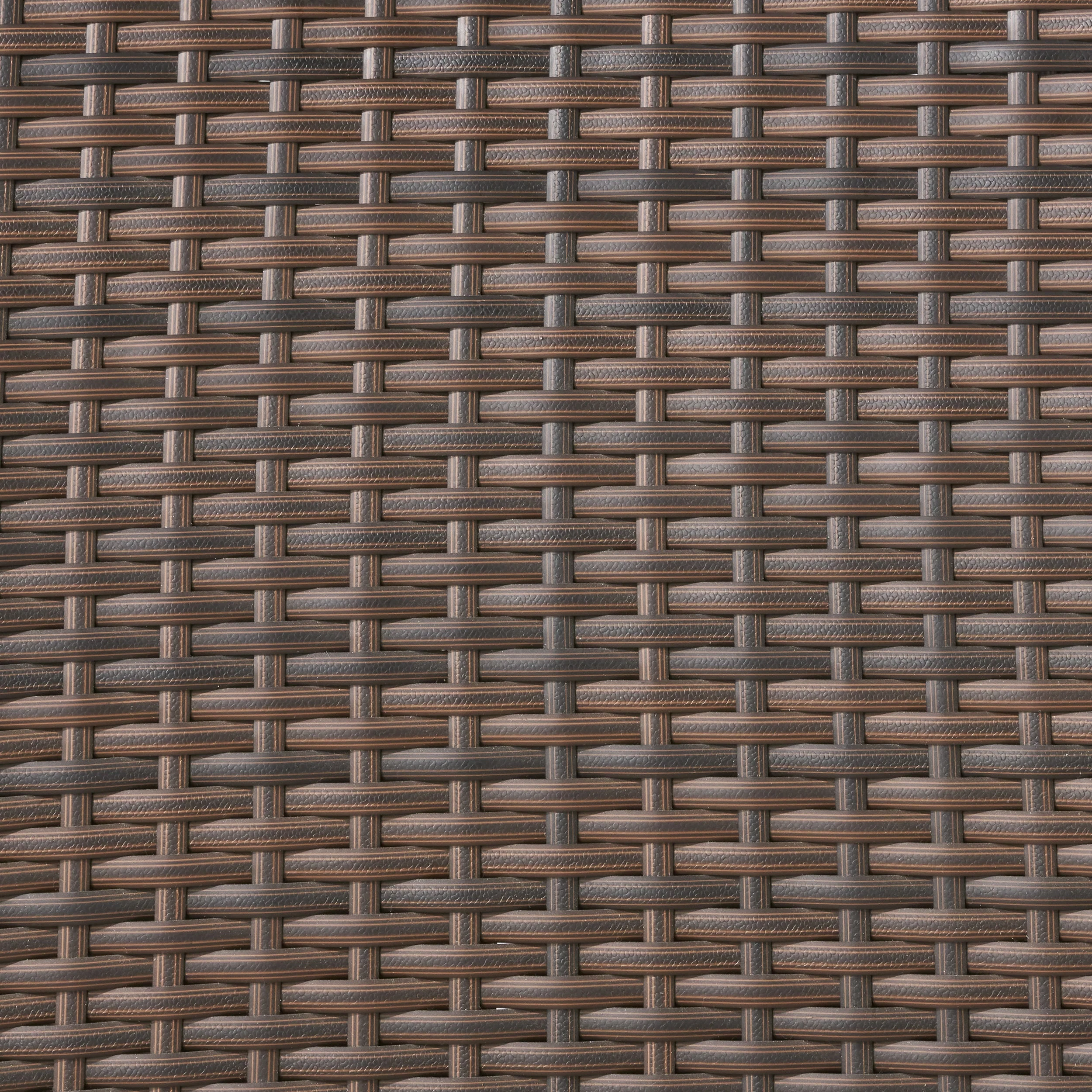 Florianopolis Brown Wicker Stacking Chairs (Set of 4) - furnishings