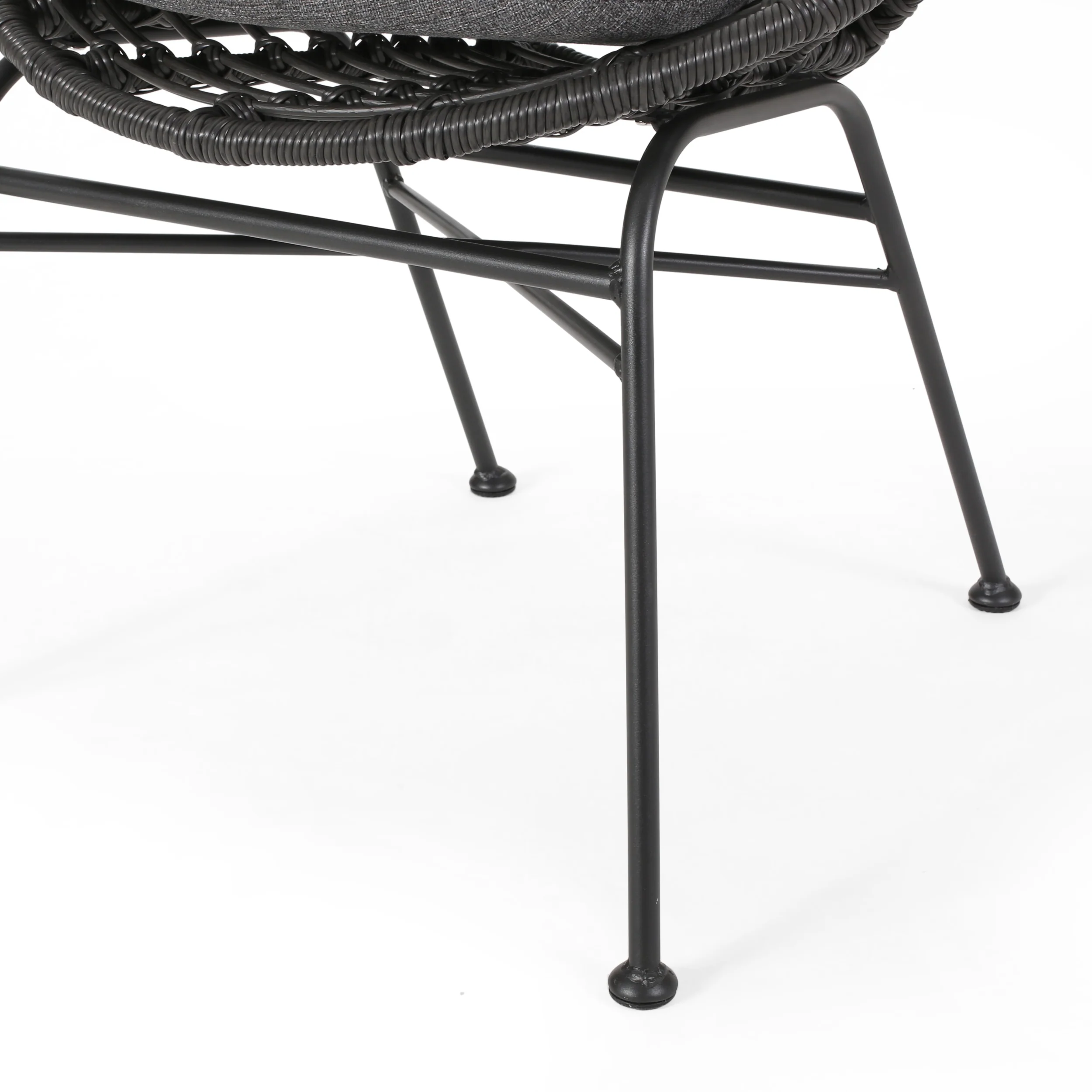 Keegan Outdoor Wicker Dining Chair with Cushion (Set of 2) - furnishings