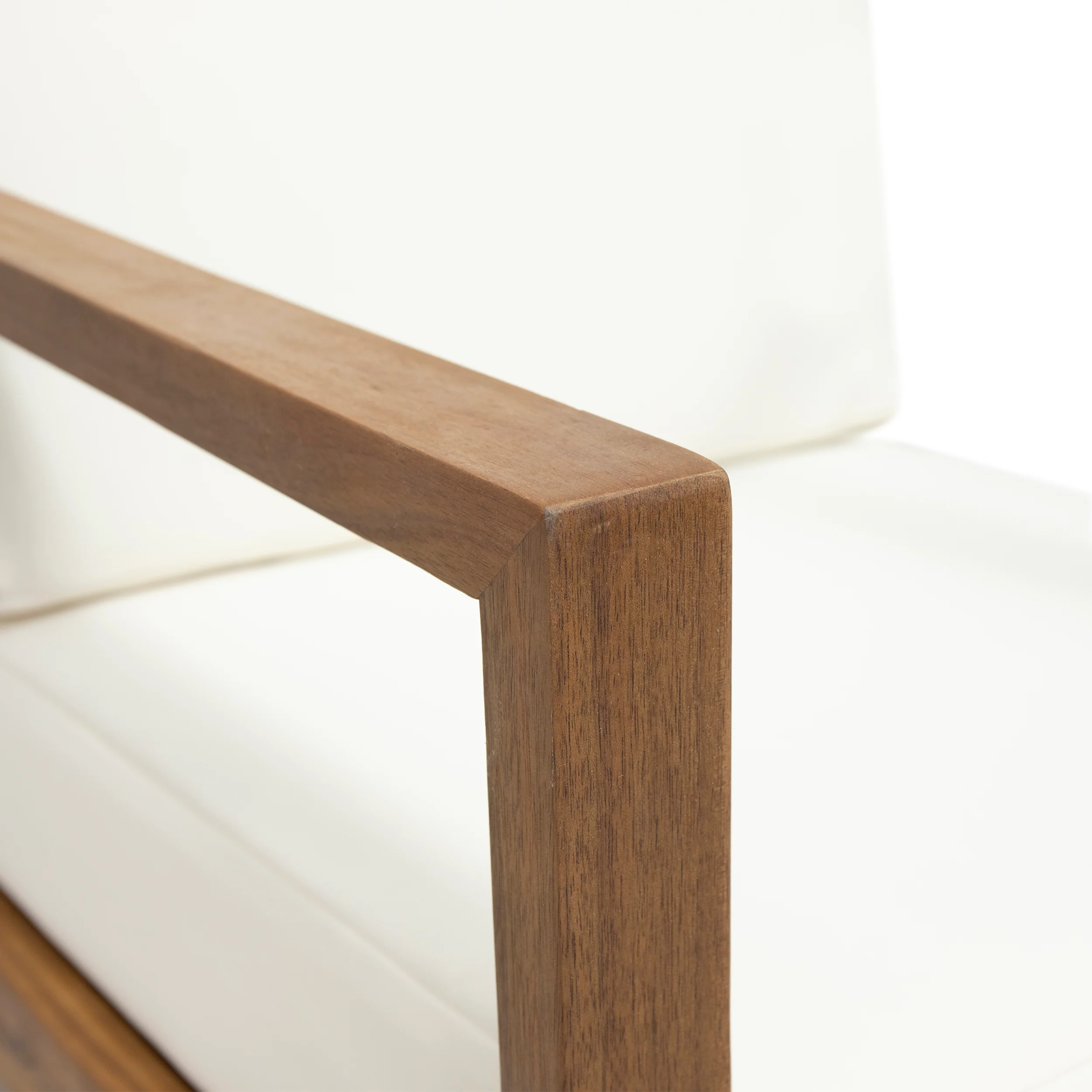 Silla Outdoor Acacia Wood Club Chair with Cushion - furnishings