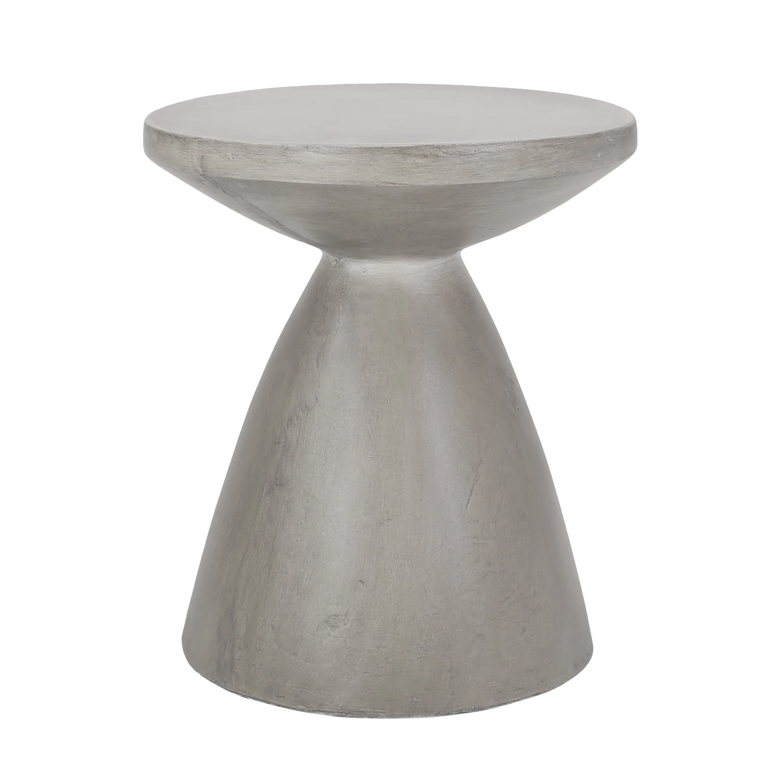Inkwood Outdoor Lightweight Concrete Side Table, Concrete Finish - furnishings