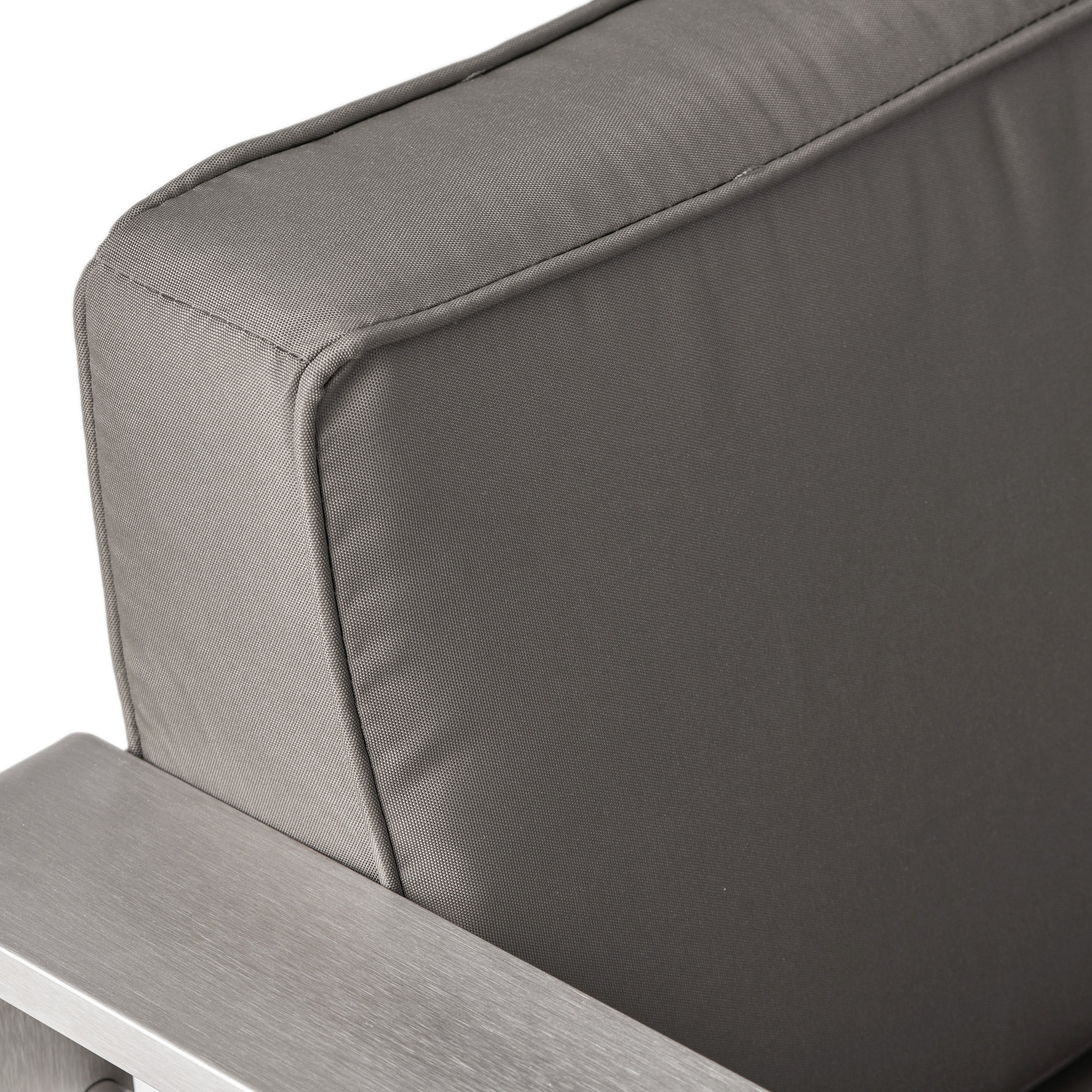 Crested Bay Outdoor Aluminum Club Chair with Optional Sunbrella Cushions - furnishings