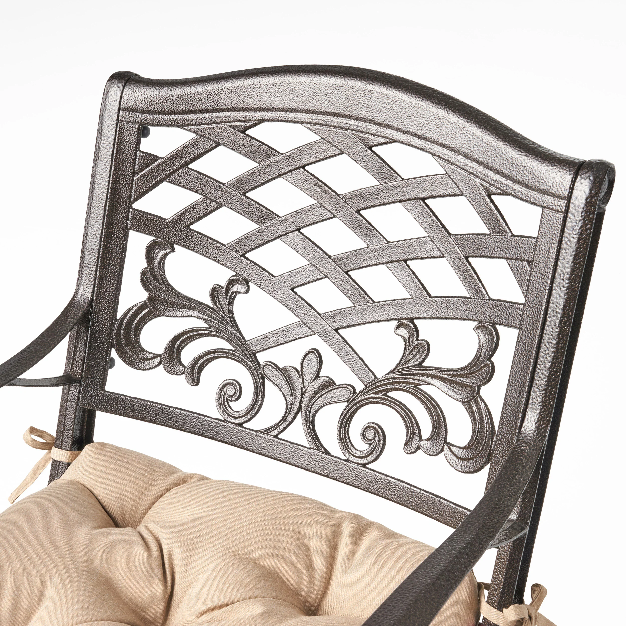 Laura Outdoor Dining Chair with Cushion (Set of 2) - furnishings