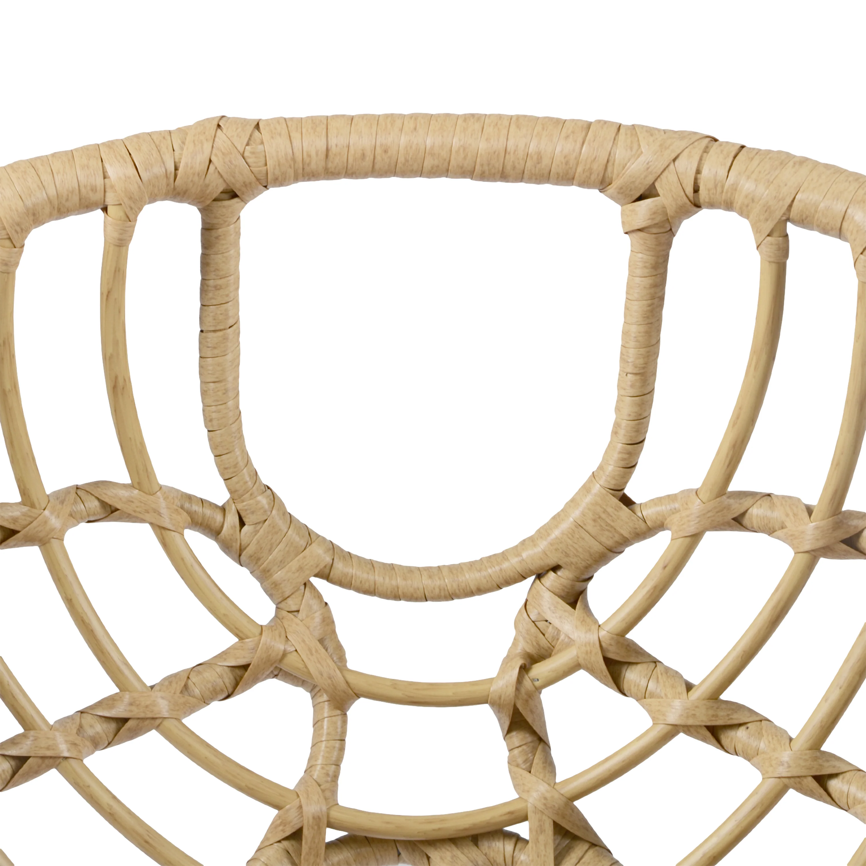 Richmond Outdoor PE Rattan Shelll Chair with Cushions - furnishings