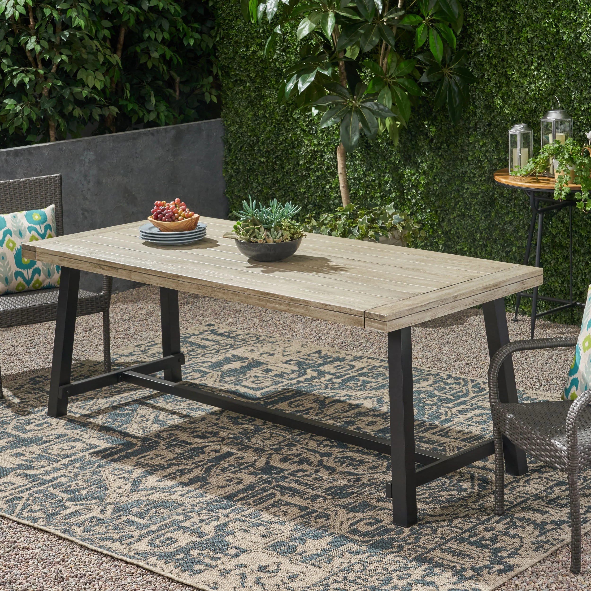 Bowman Outdoor Eight Seater Dining Table - furnishings