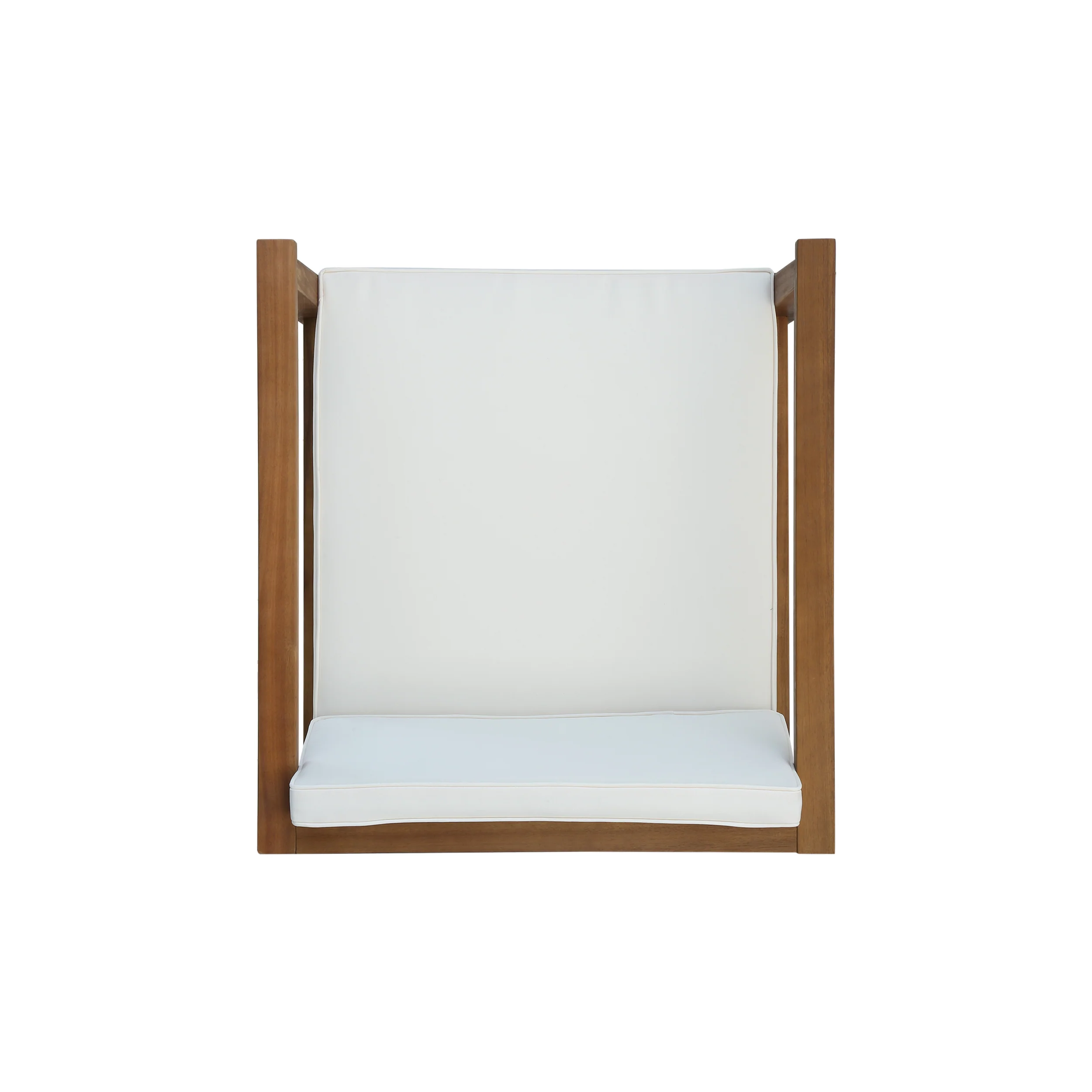 Thomson Outdoor Acacia Wood Club Chairs with Water-Resistant Cushions (Set of 4) - furnishings