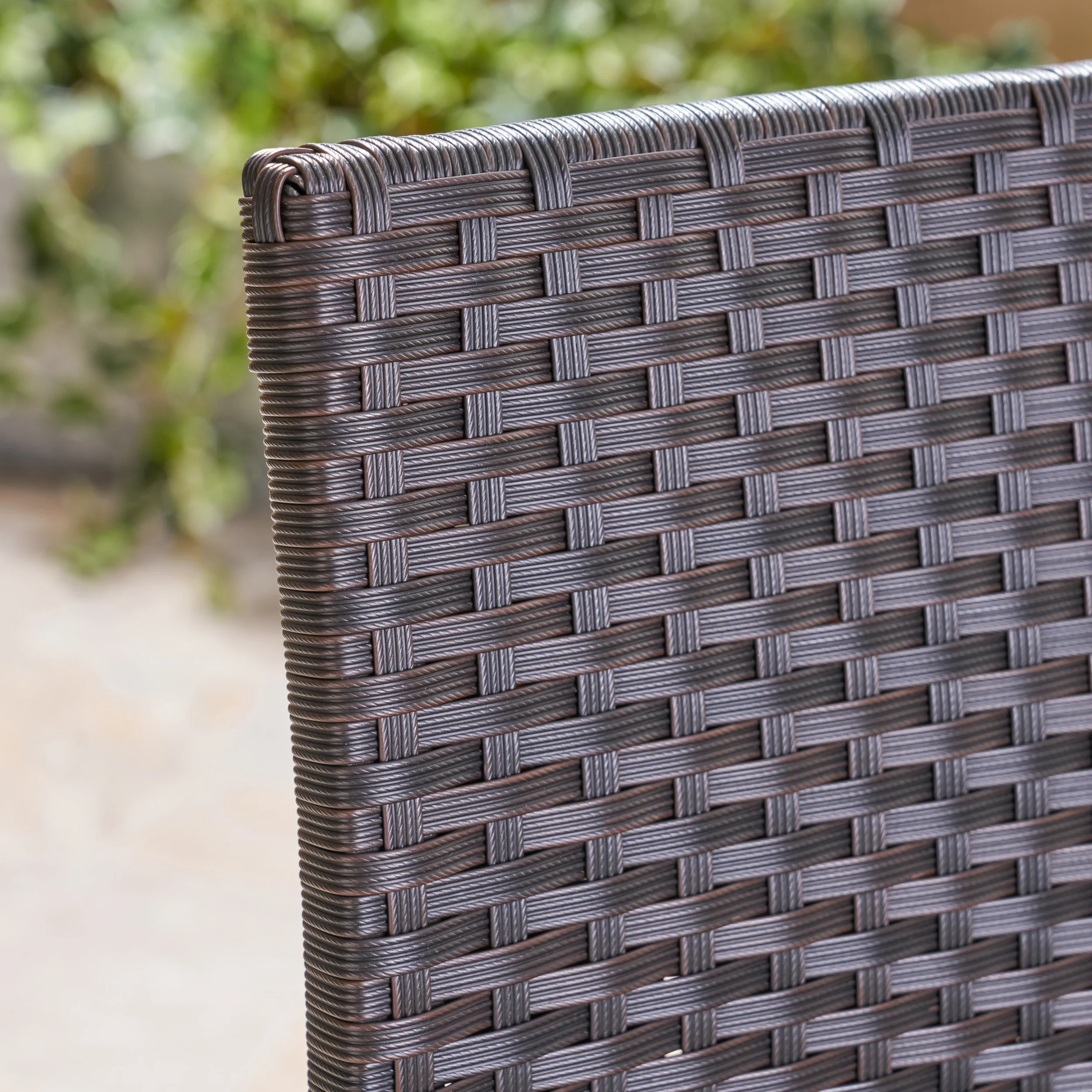 Kelly Outdoor Wicker 30-Inch Barstools - furnishings
