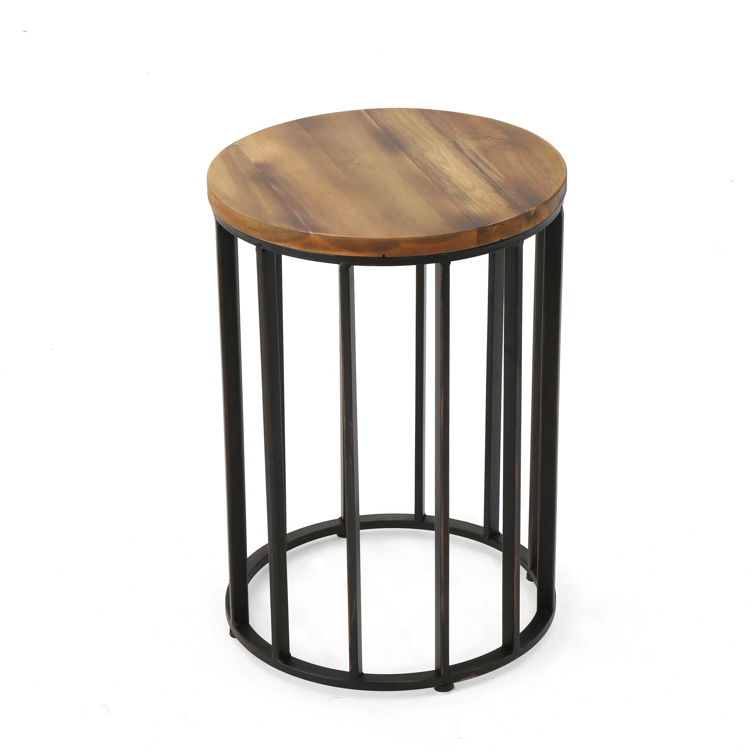 Colburn Outdoor Natural Finished Acacia Wood 15-inch Accent Table - furnishings
