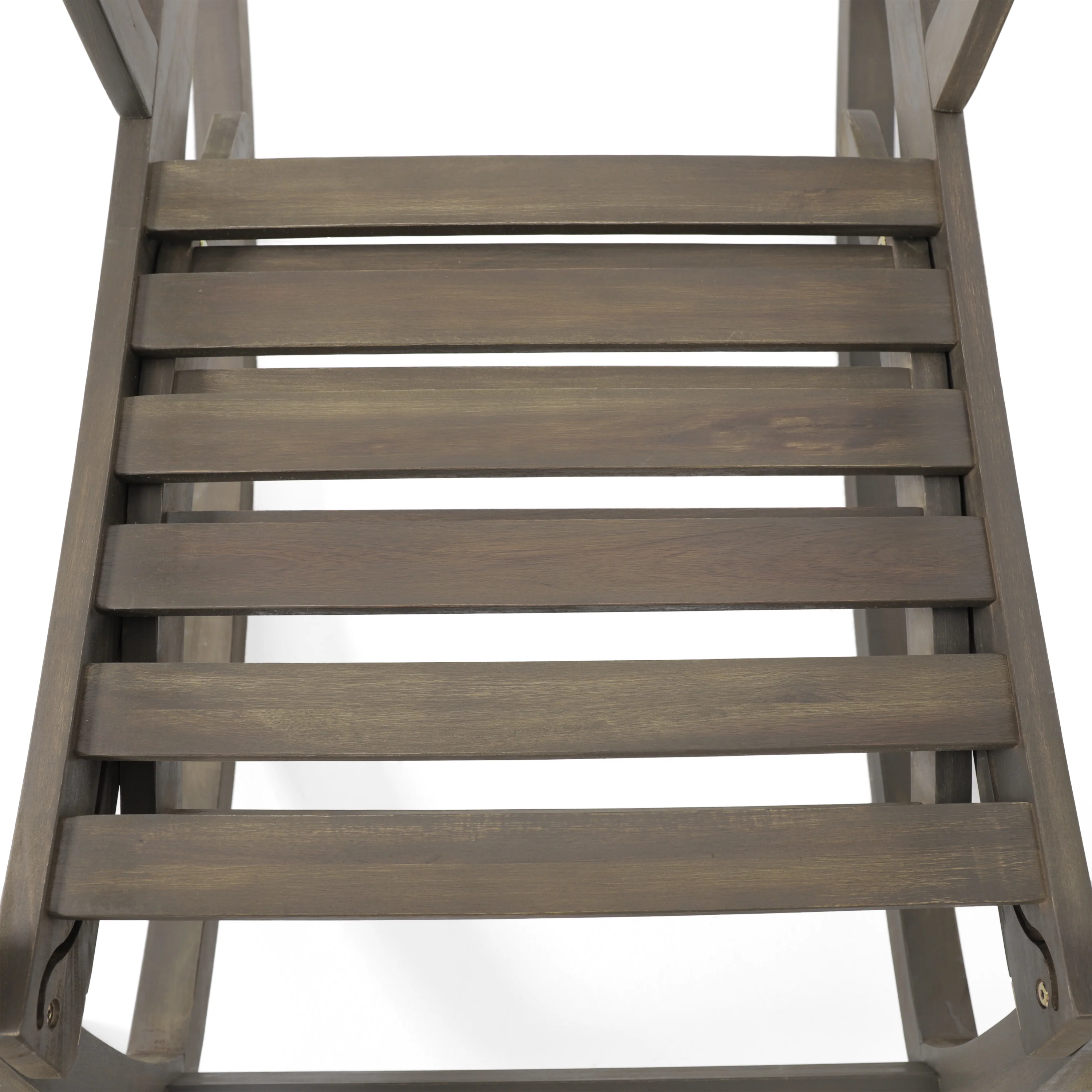 Lee Outdoor Rustic Acacia Wood Recliner Rocking Chairs (Set of 2) - furnishings