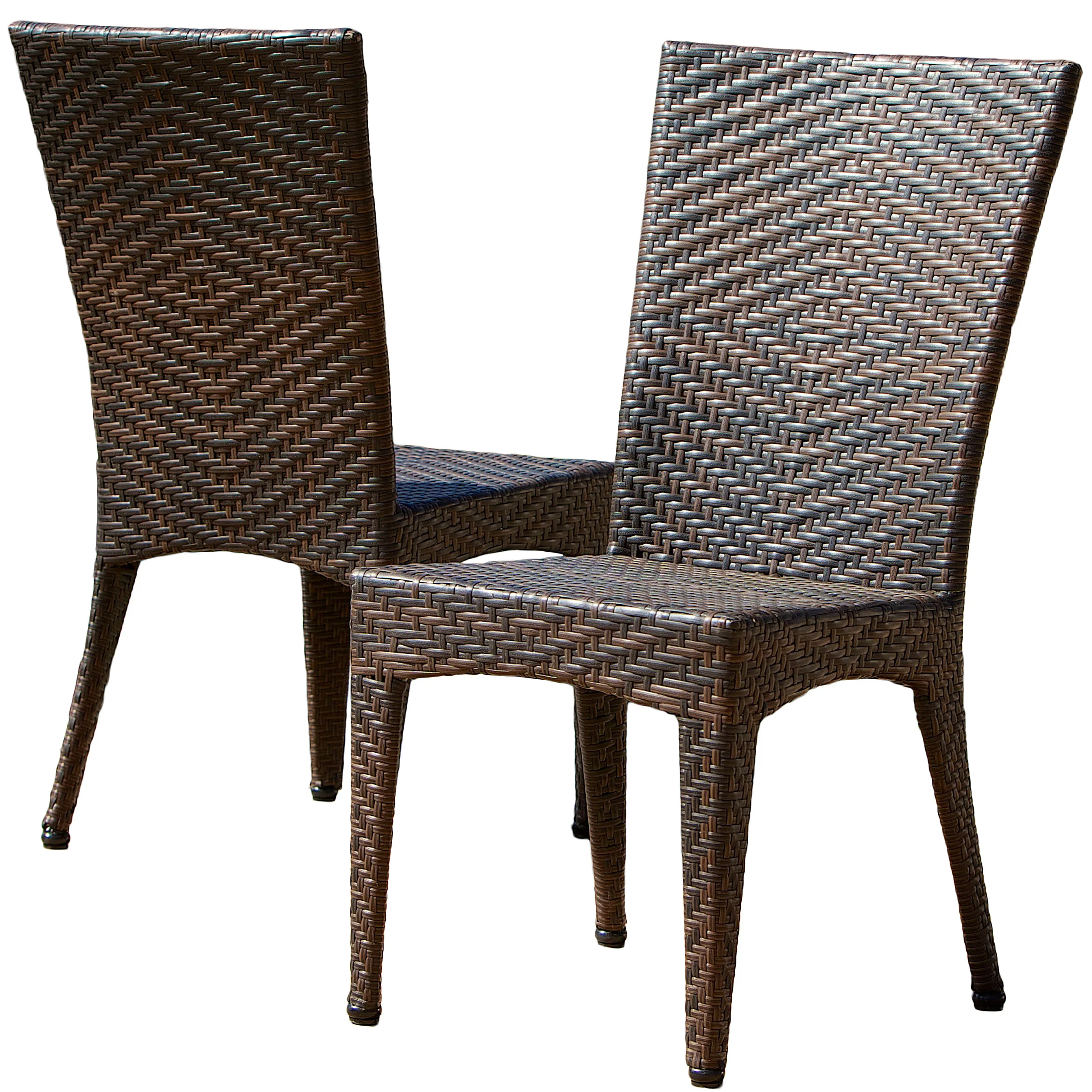 Solana Outdoor Wicker Chairs (Set of 2) - furnishings