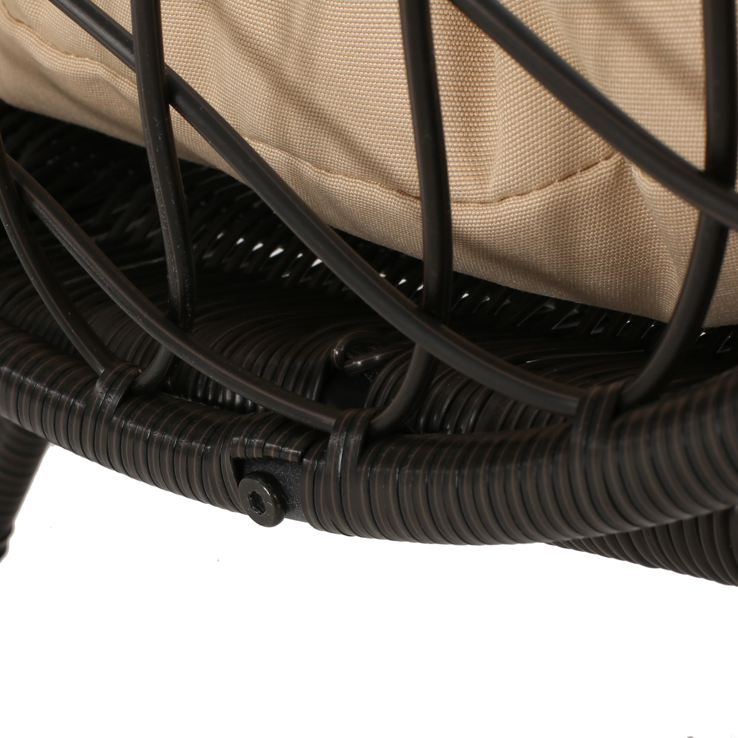 Primo Outdoor Wicker Freestanding Basket Chair - furnishings