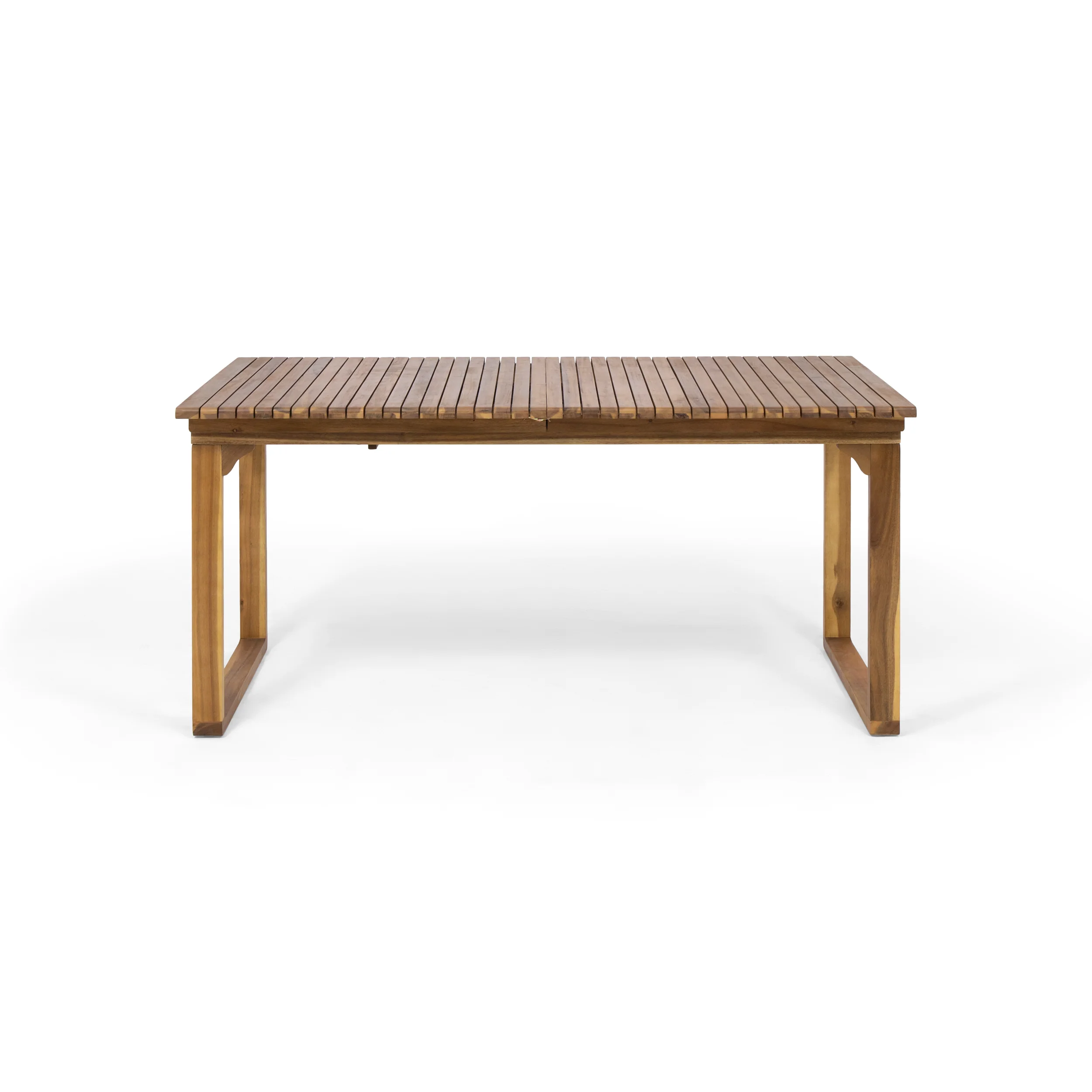 Yilia Outdoor Expandable Acacia Wood Dining Table - furnishings