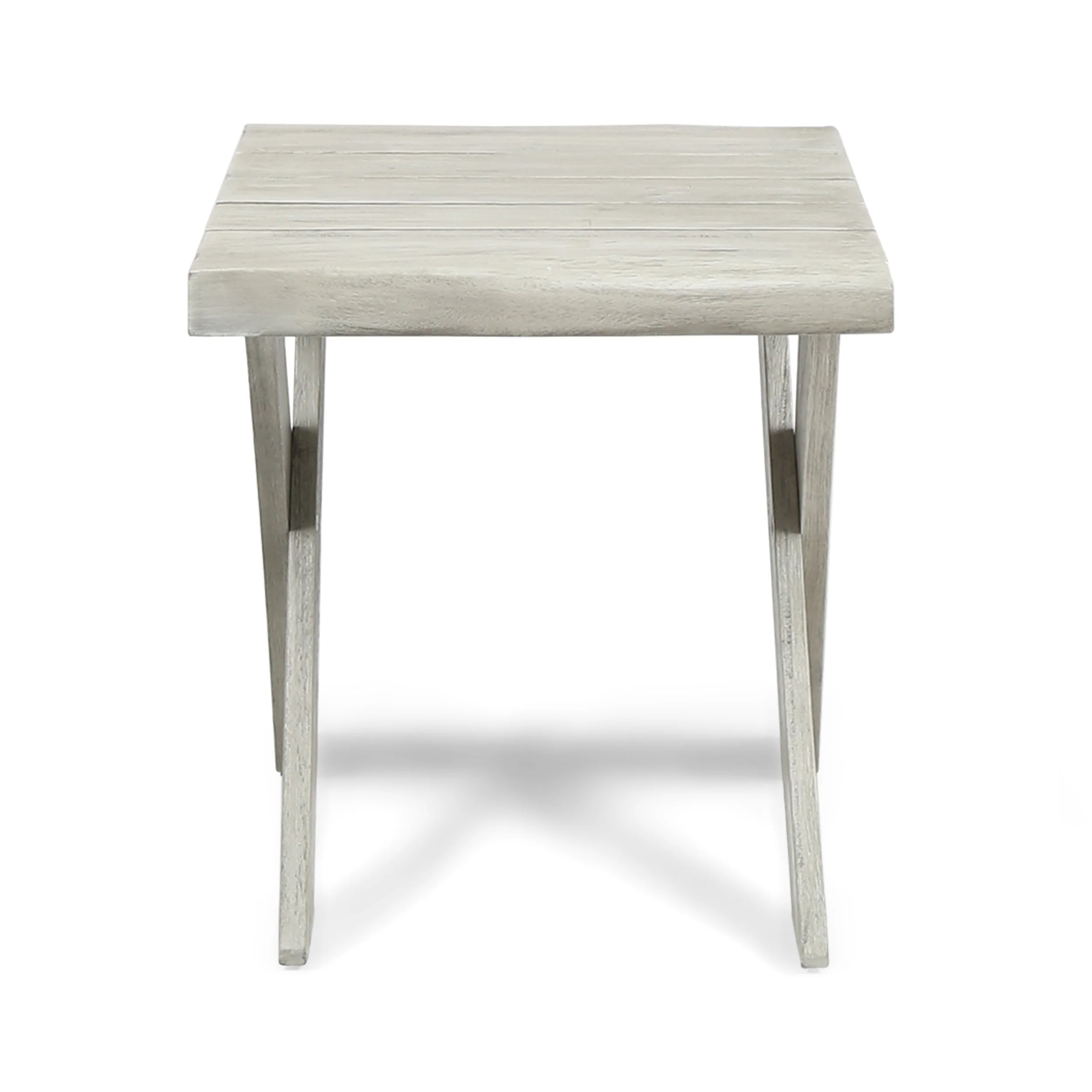 Irene Outdoor Acacia Wood Side Table - furnishings