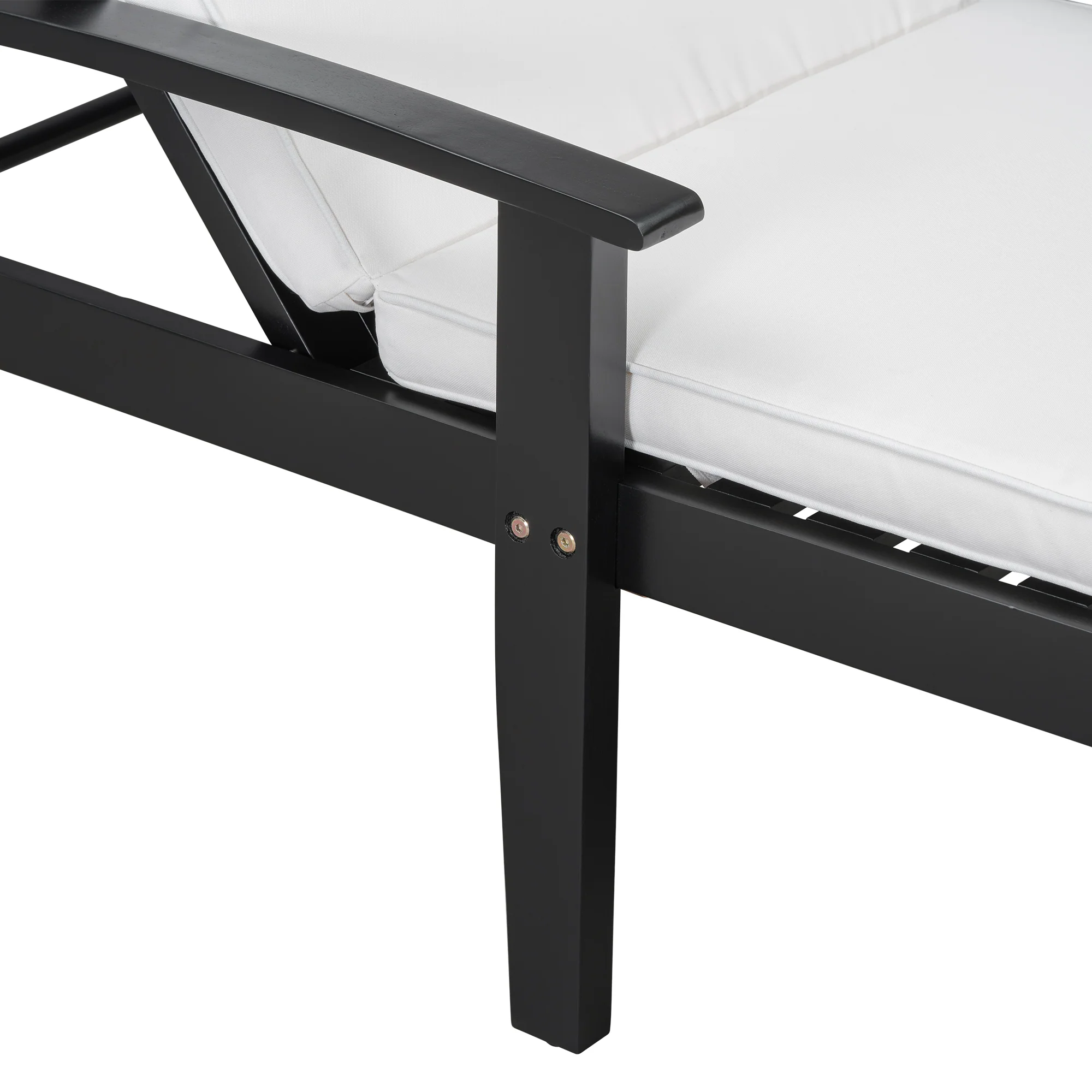 Pernel Patio Outdoor Chaise Lounge with Cushion with Wheels - furnishings