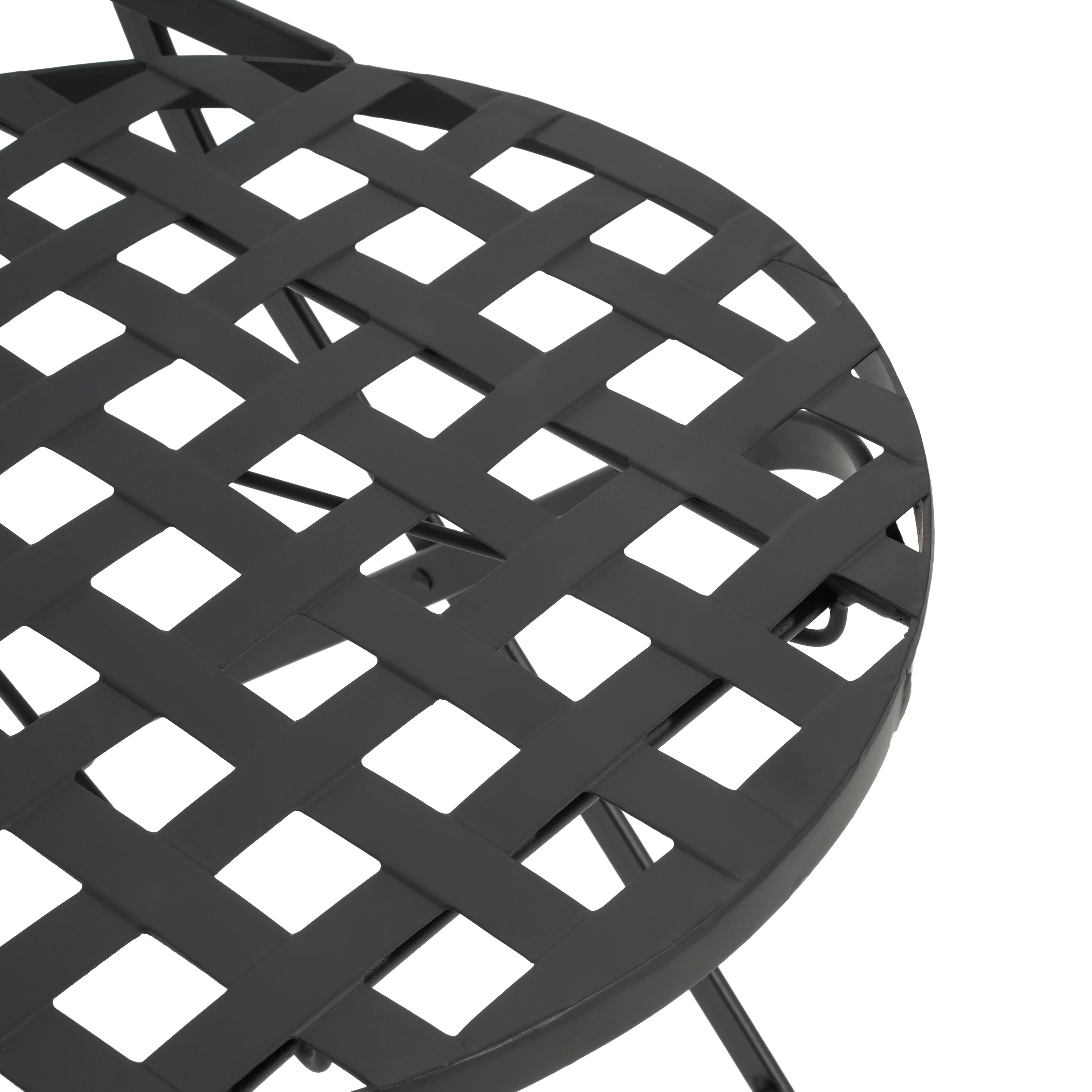 Eamone Outdoor Patio Chat Set, Ceramic Tile, Iron - furnishings
