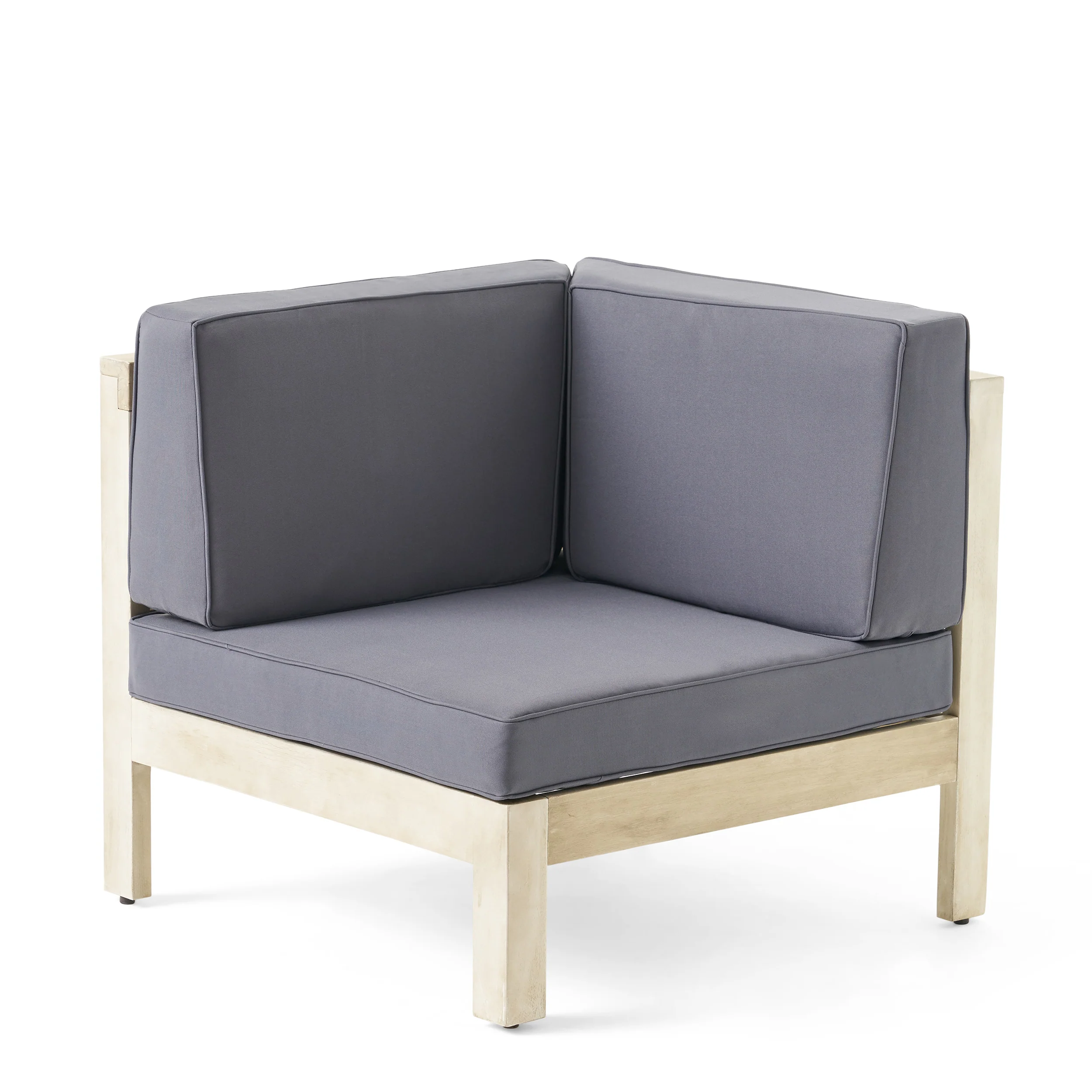 Krystin Outdoor U-Shaped Sectional Sofa Set with Fire Pit - furnishings