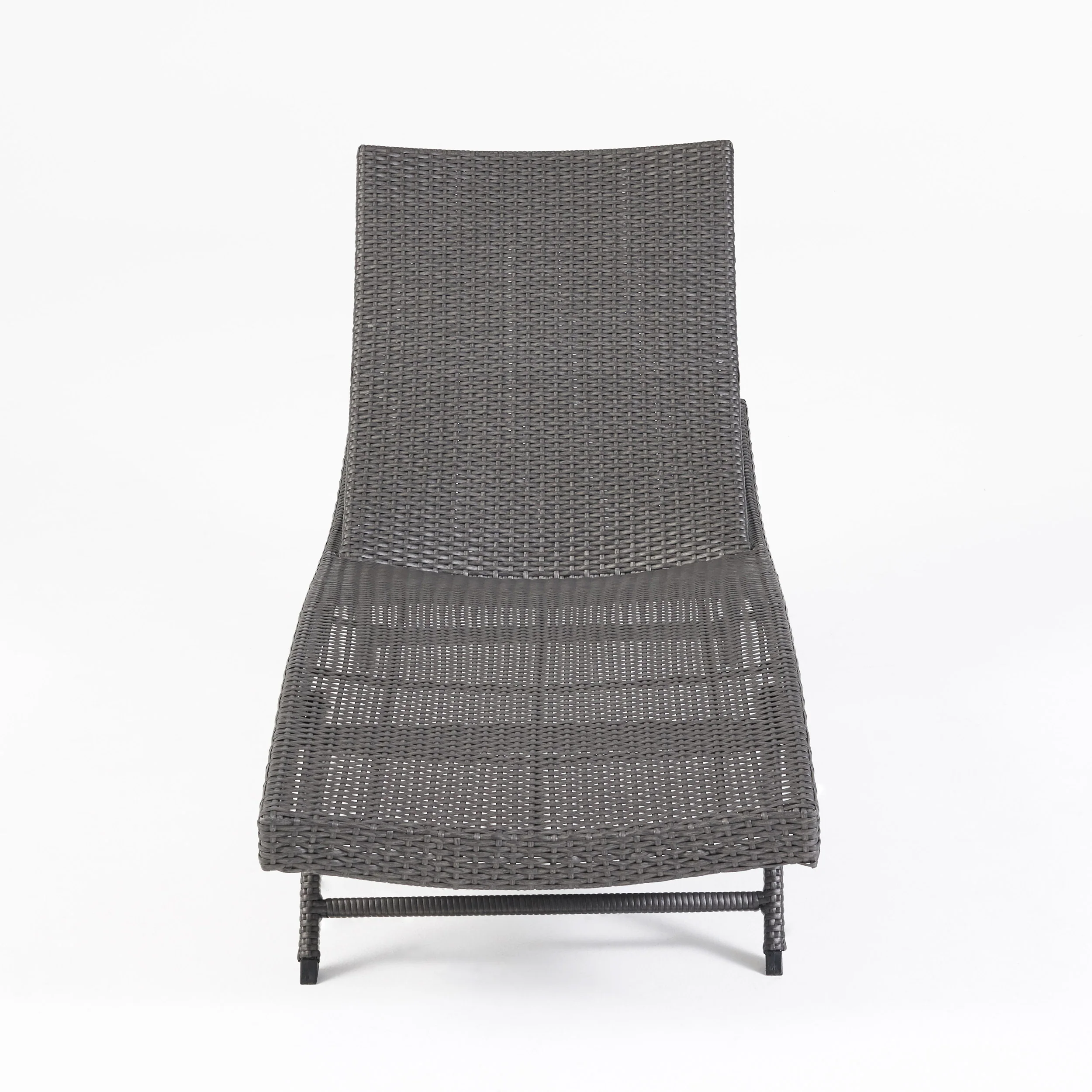 Eliana Outdoor 3 Piece Wicker Chaise Lounge Set - furnishings