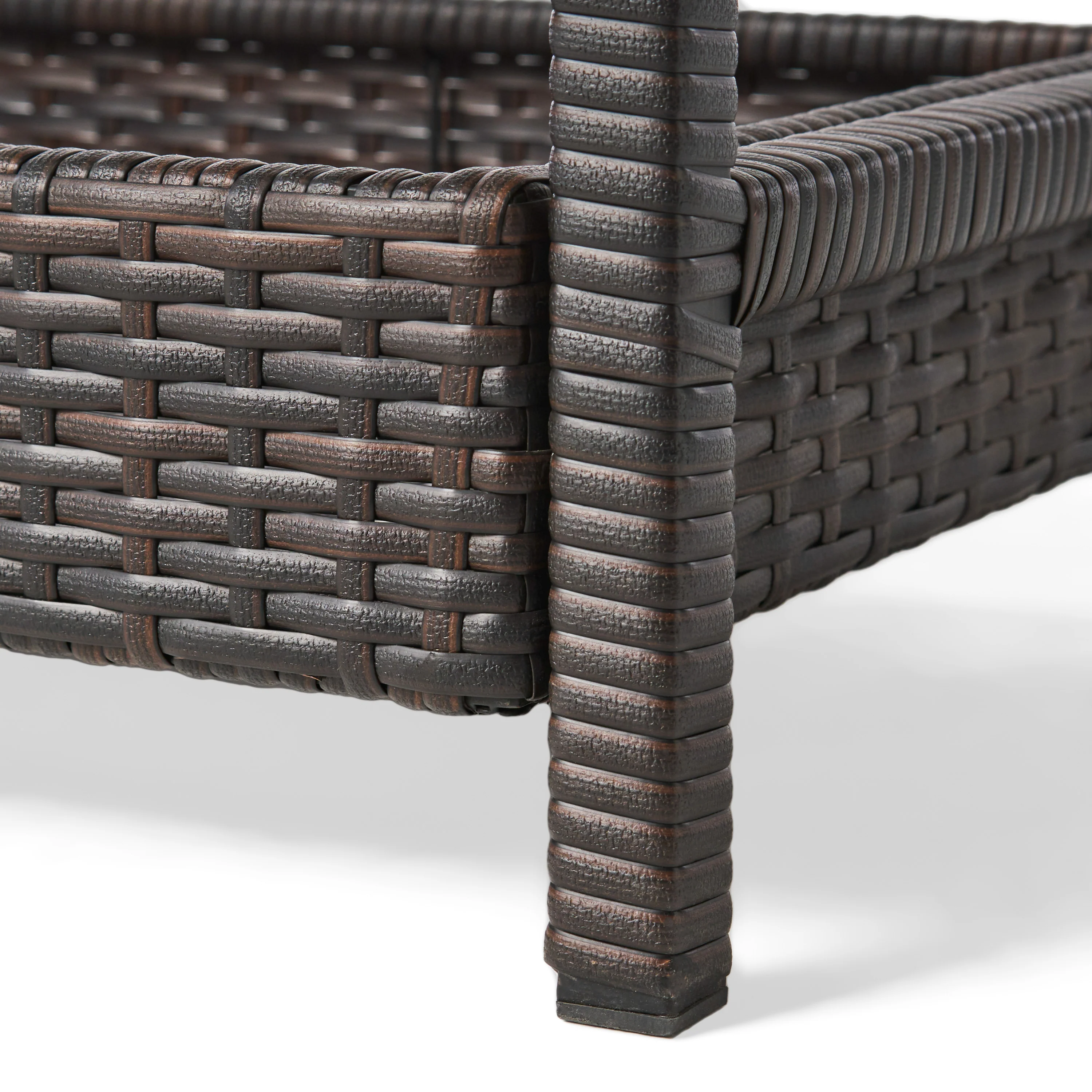 Baja Outdoor Wicker Bar Cart - furnishings