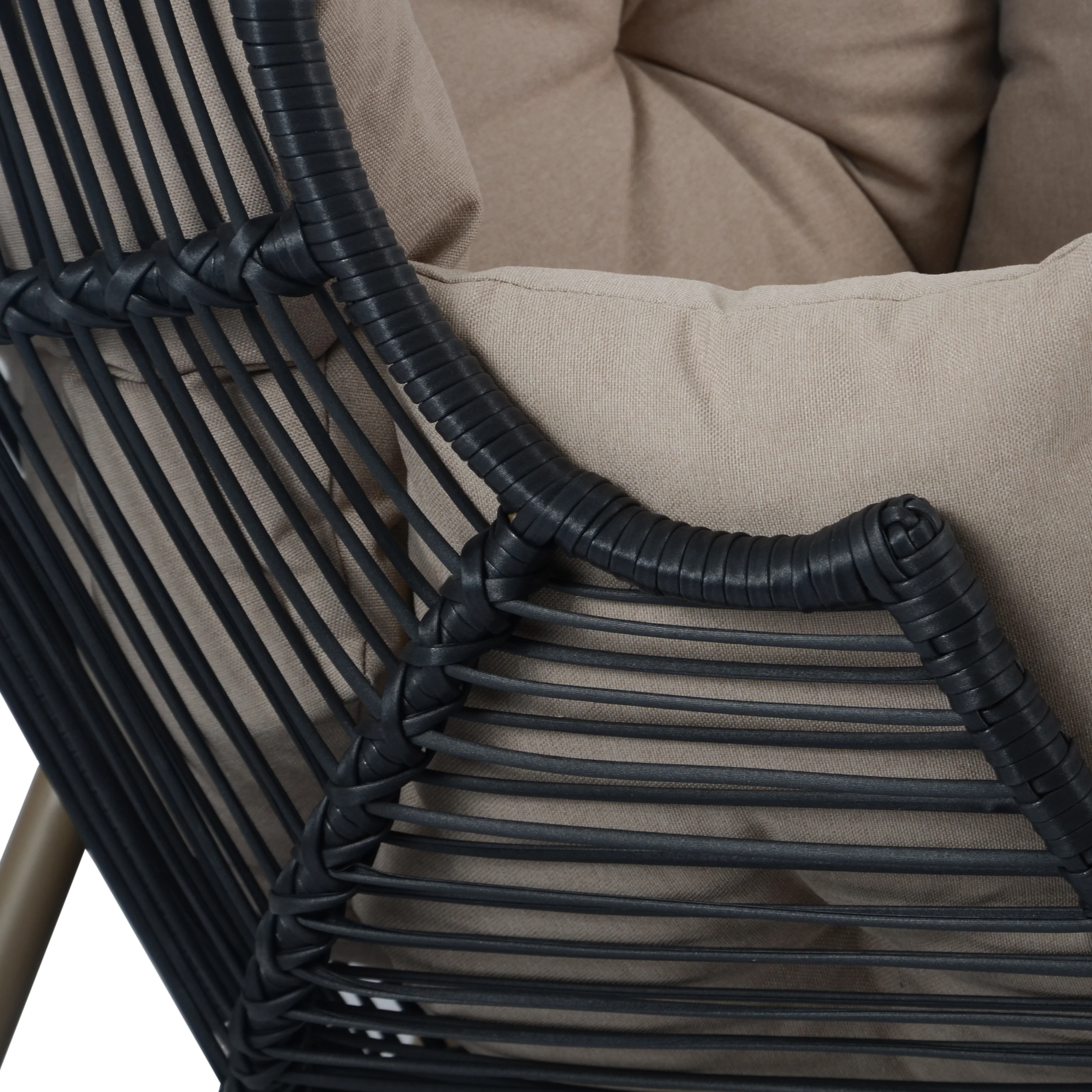 Isidorea Outdoor Wicker Egg Chair Weather-Resistant - furnishings