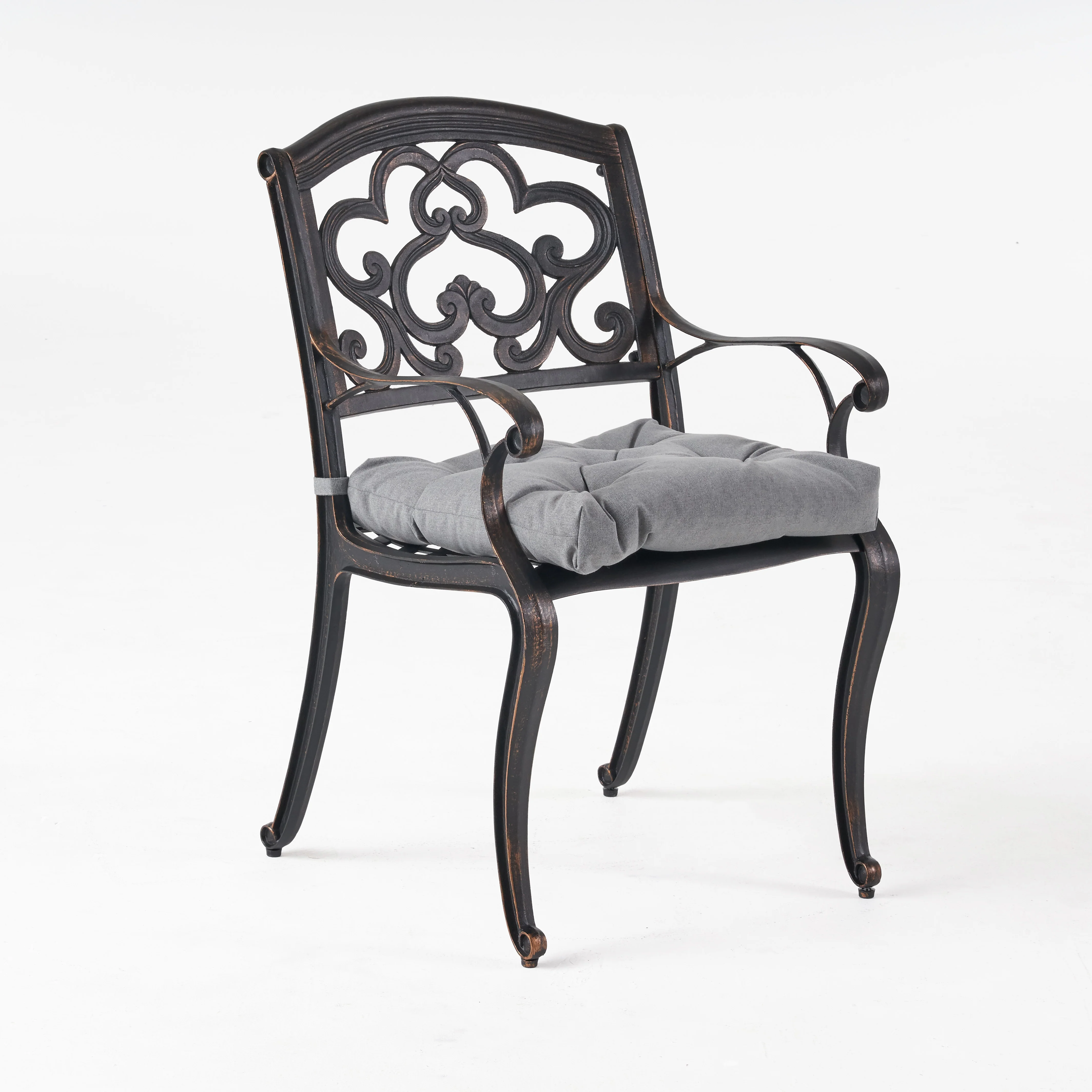 Sher Outdoor Dining Chair with Cushion (Set of 2) - furnishings