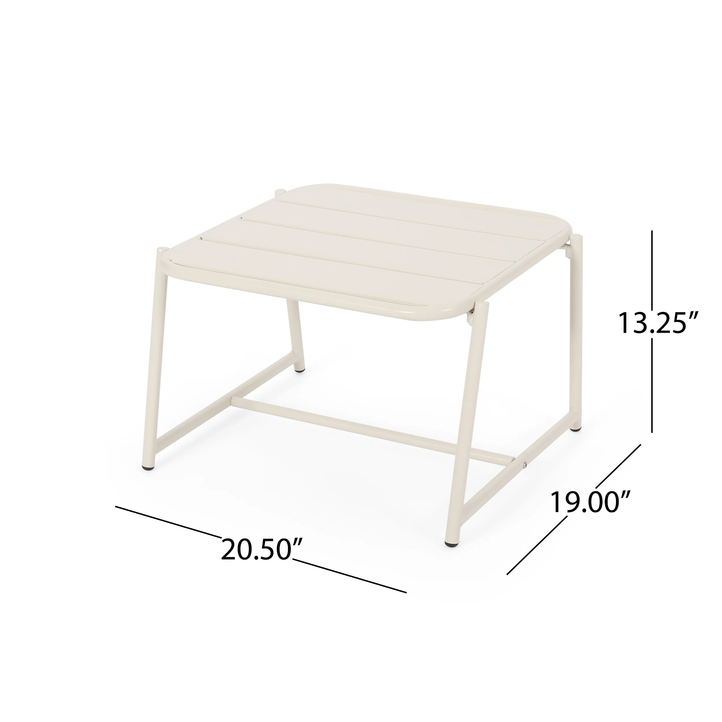 Crowningshield Outdoor Iron Side Table - furnishings