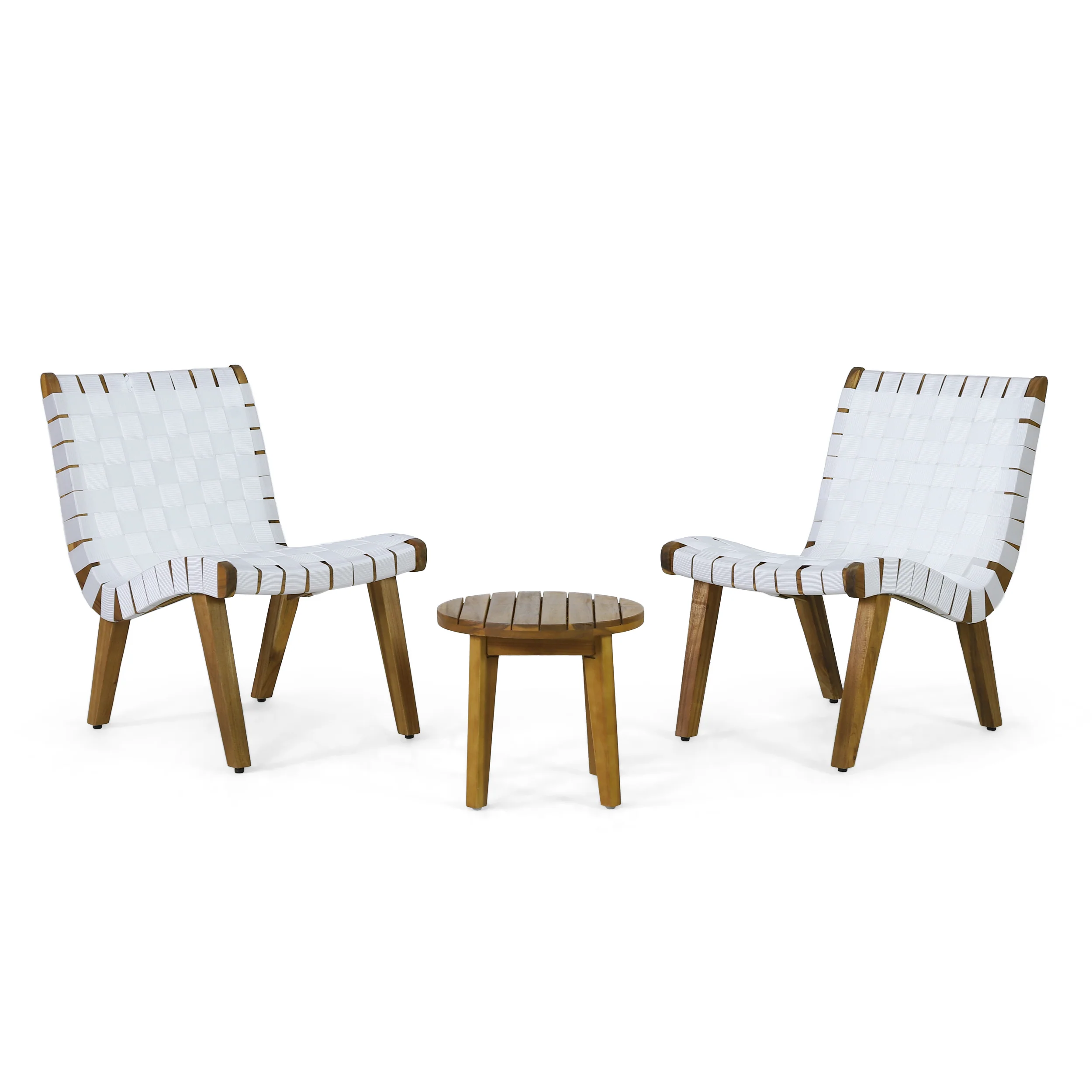 Ocilla Outdoor Rope Weave Chat Set - furnishings
