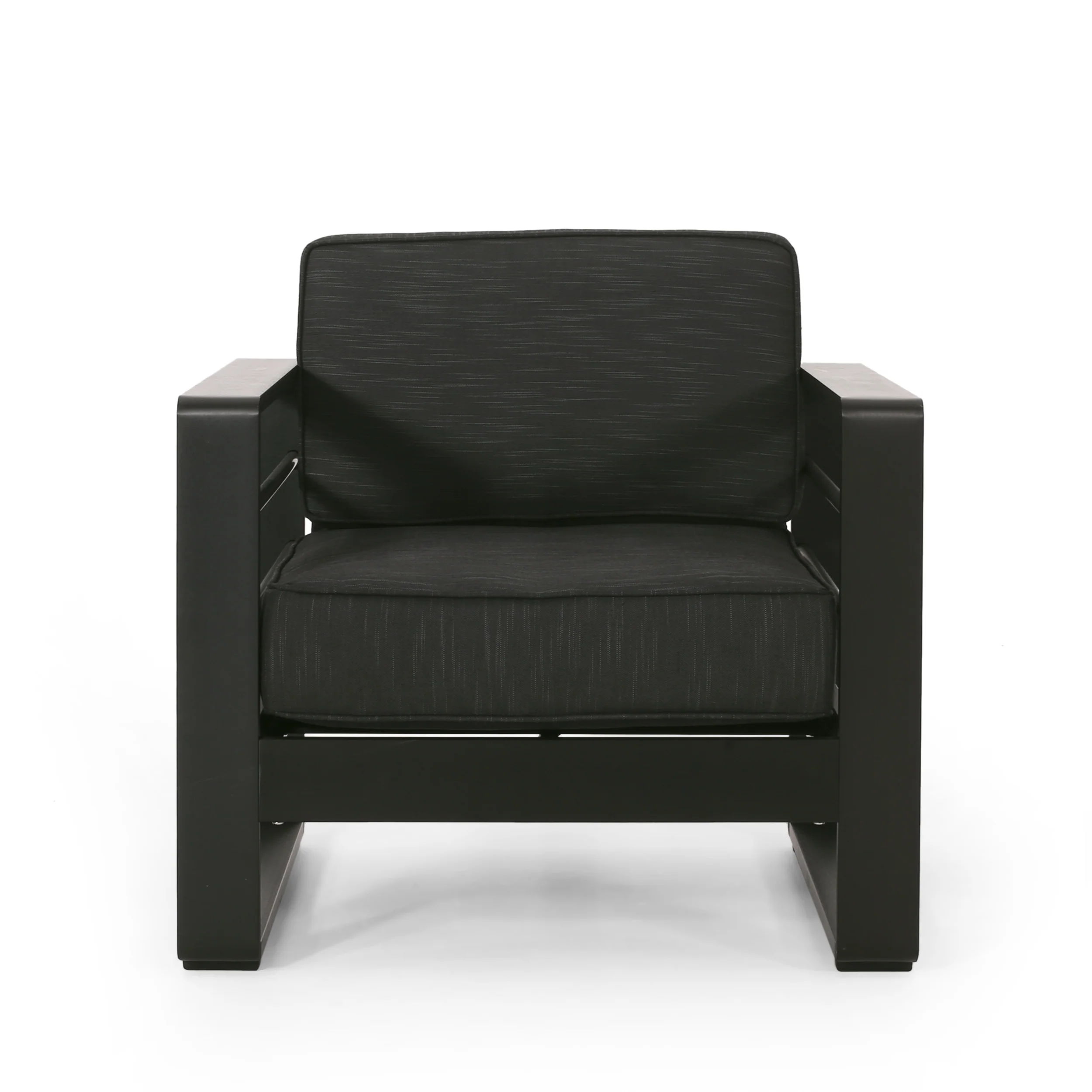 Gadd Outdoor Aluminum 4 Seater Chat Set with Fire Pit - furnishings