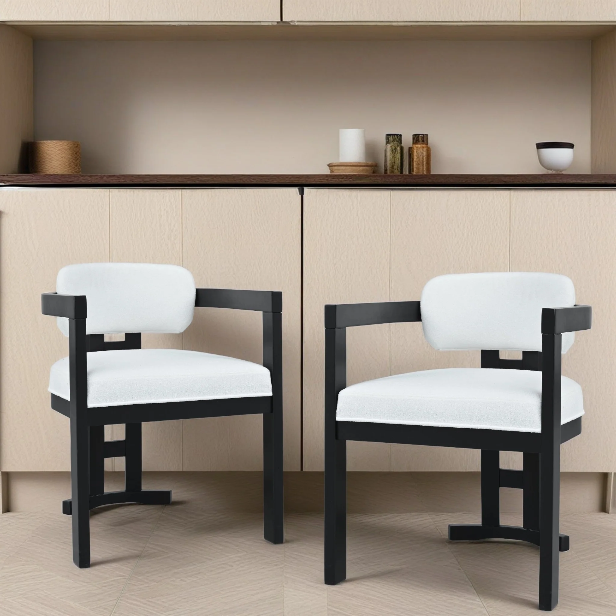 Elow Modern C-Shaped End Table - furnishings