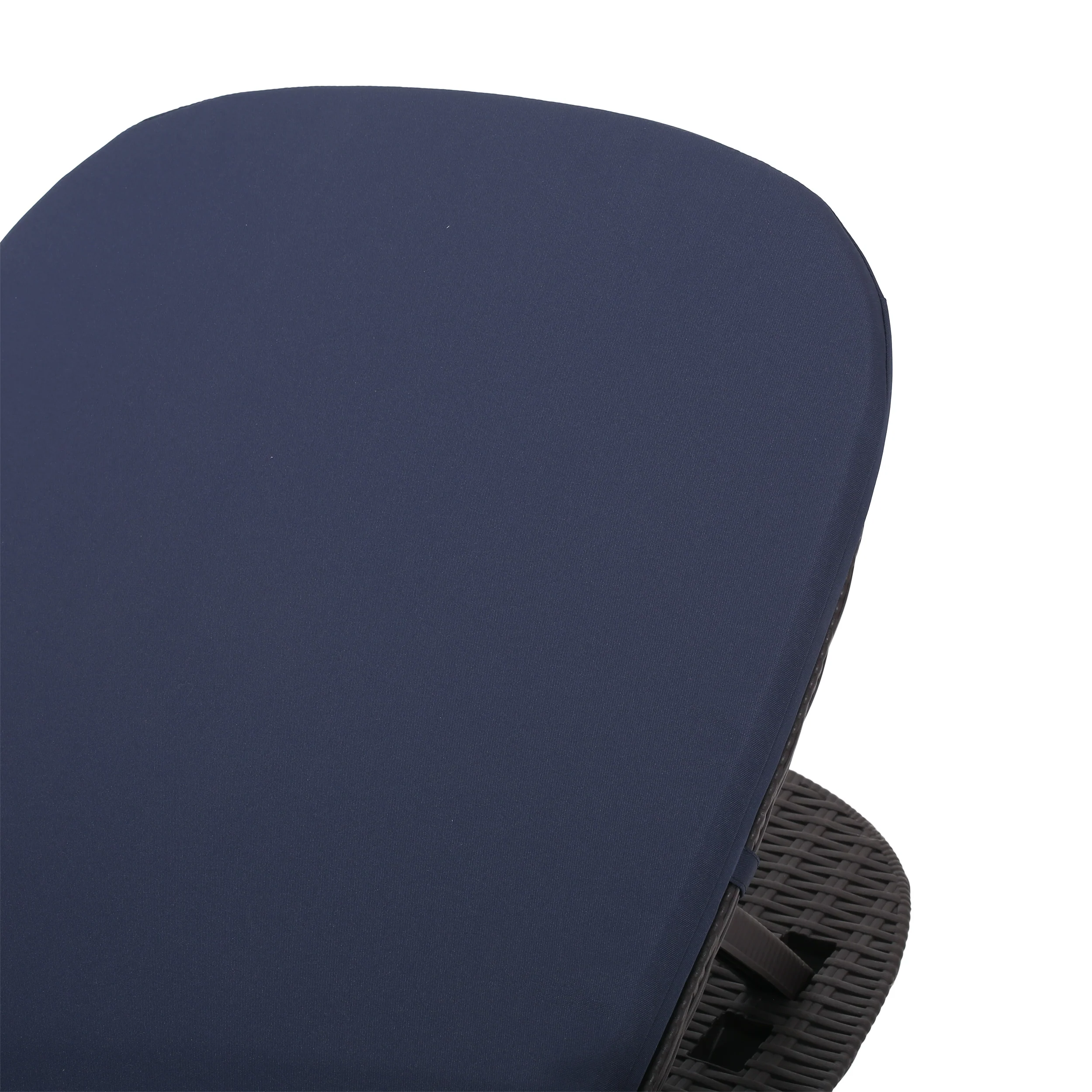 Riley Outdoor Faux Wicker Chaise Lounge with Cushion - furnishings