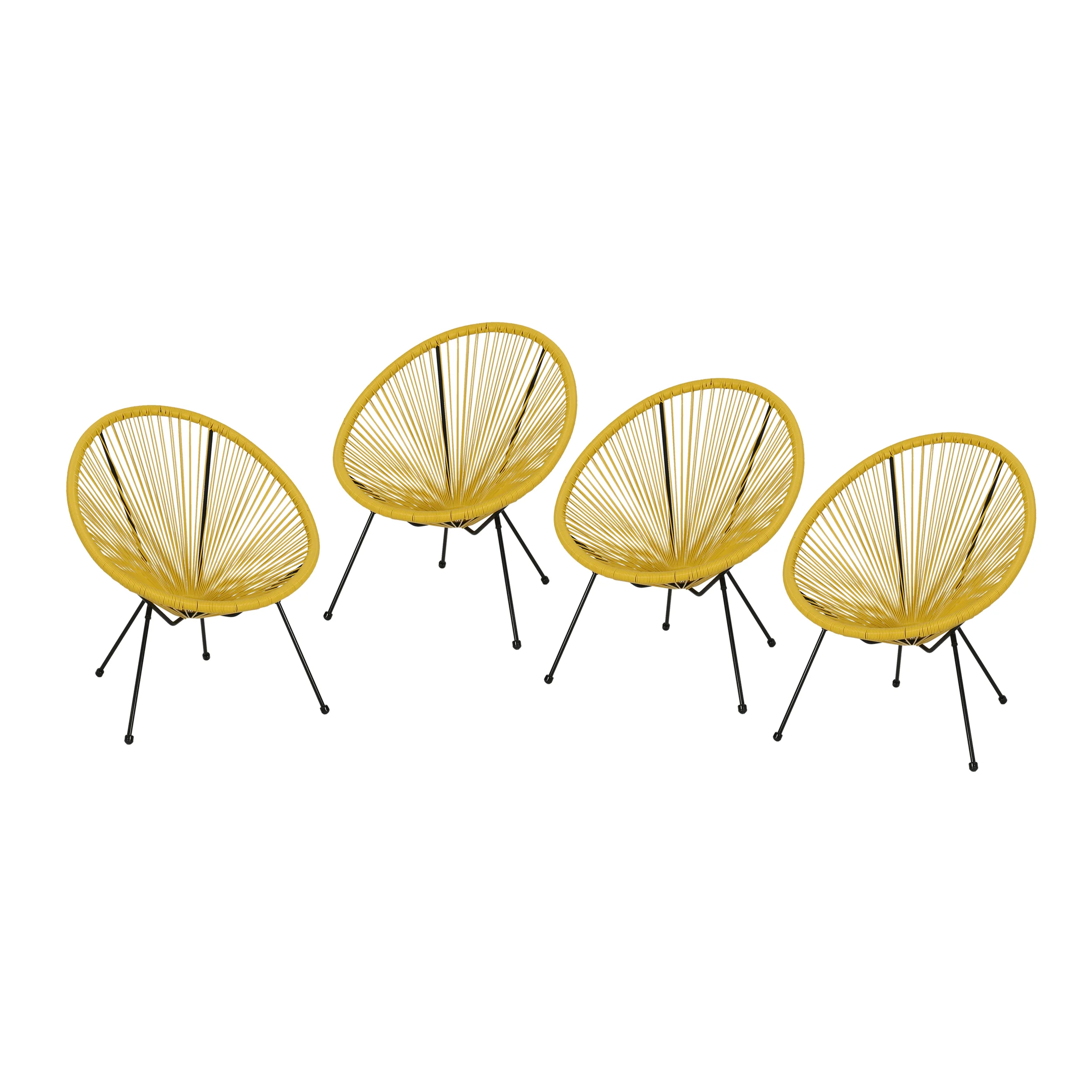 Major Outdoor Mexican String Weave Chair (Set of 4) - furnishings