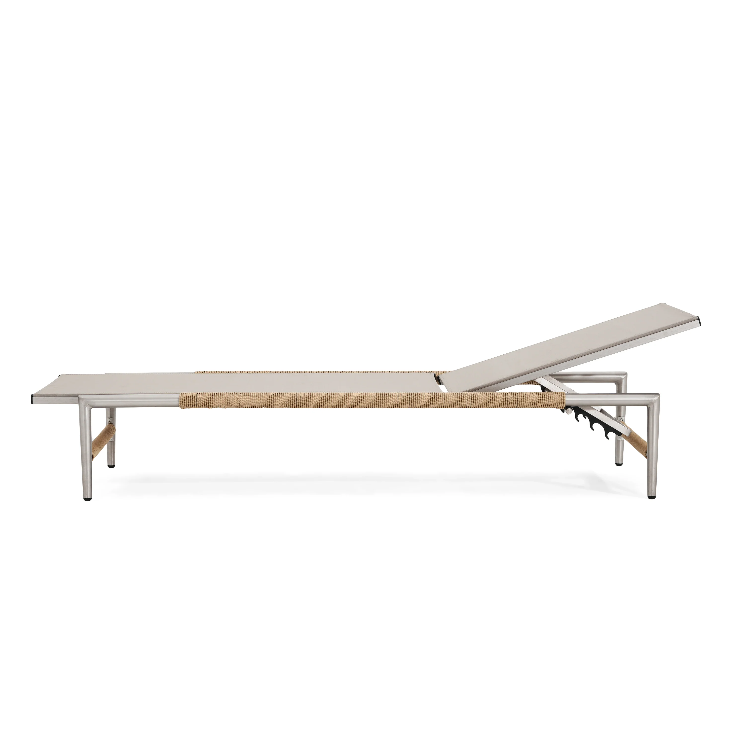 Celestie Outdoor Patio Mesh Chaise Lounges with Adjustable Back - furnishings