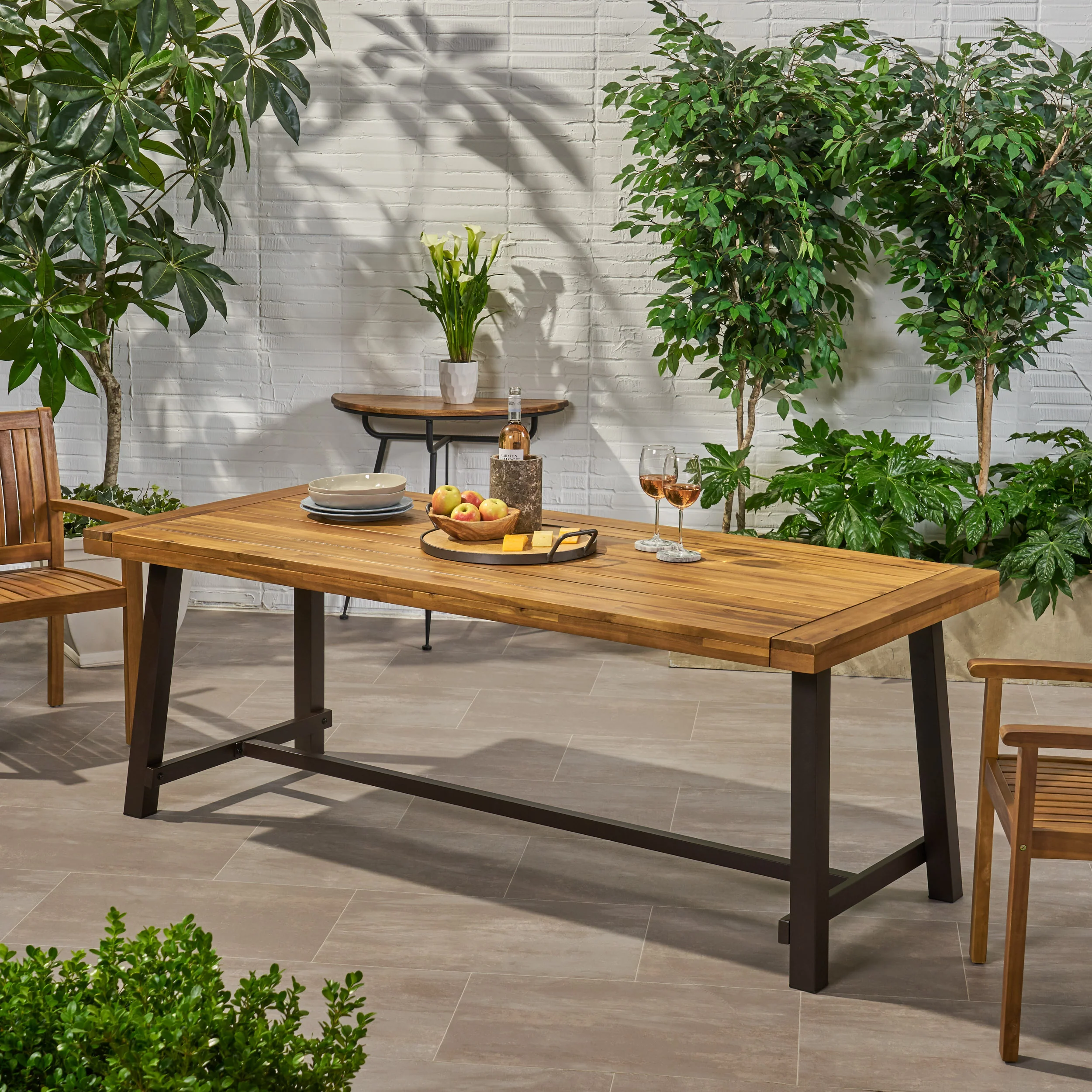 Bowman Outdoor Eight Seater Dining Table - furnishings