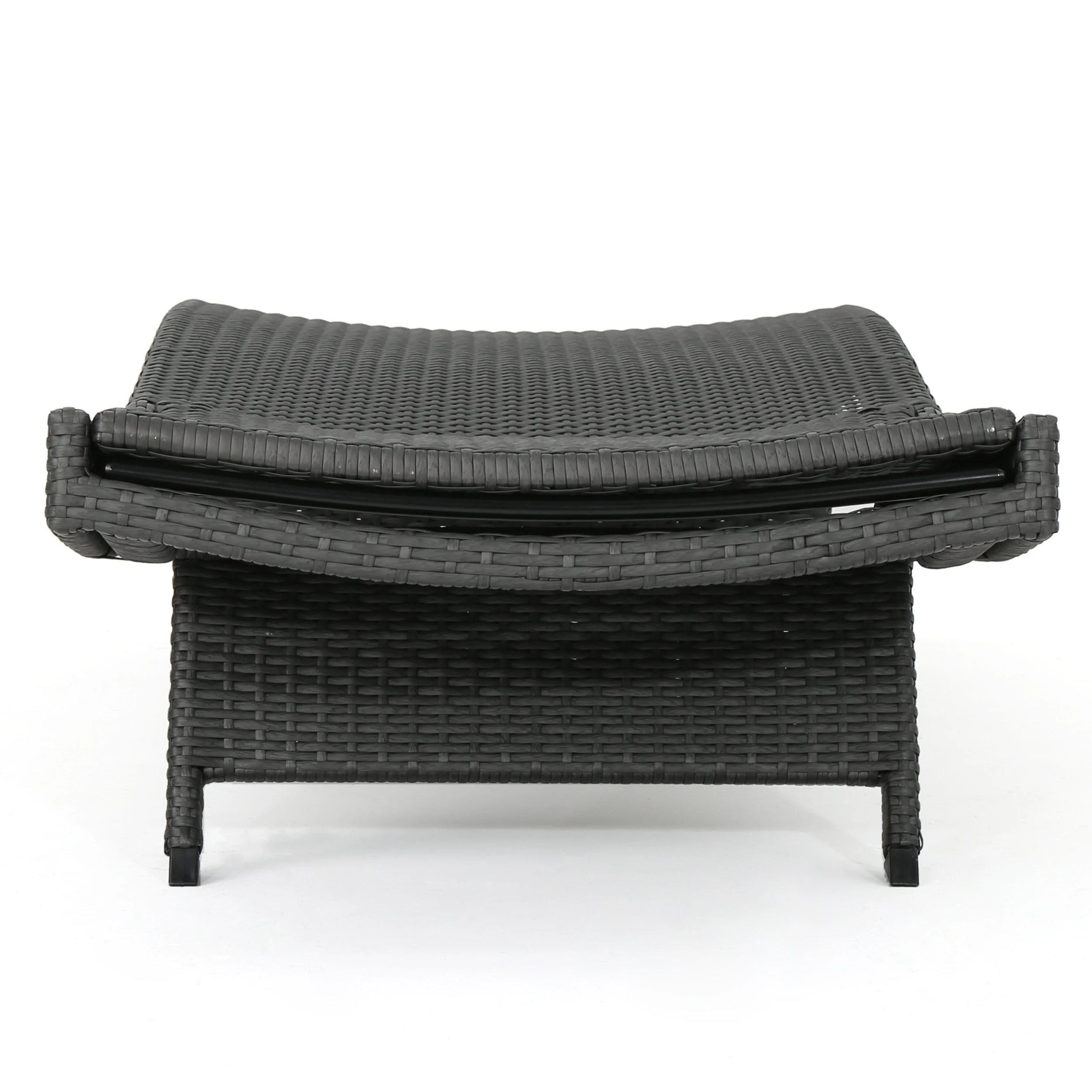 Savana 3 Pc Outdoor Wicker Lounge w/ Water Resistant Cushions & Coffee Table - furnishings