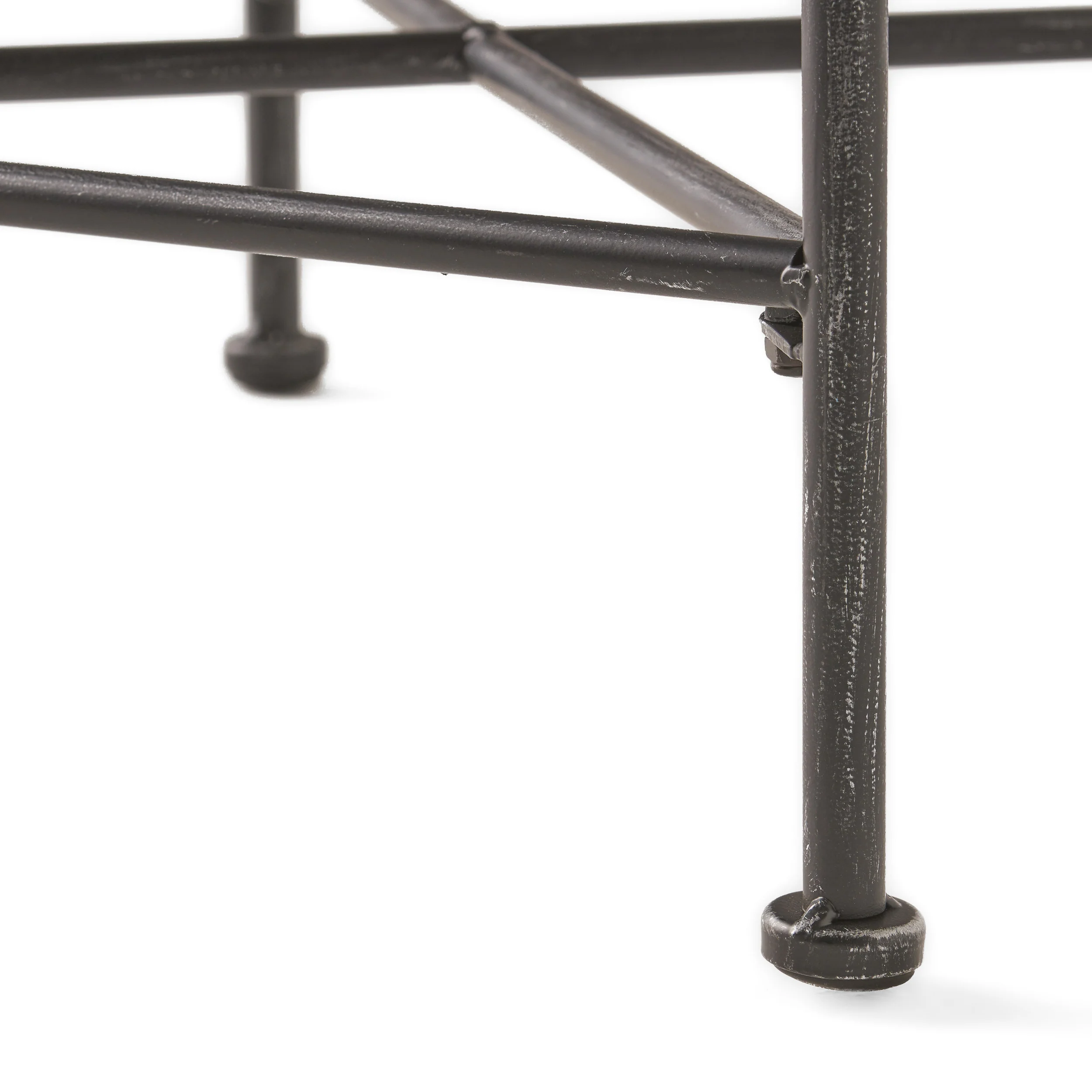 Kent Outdoor Black Iron Side Table - furnishings