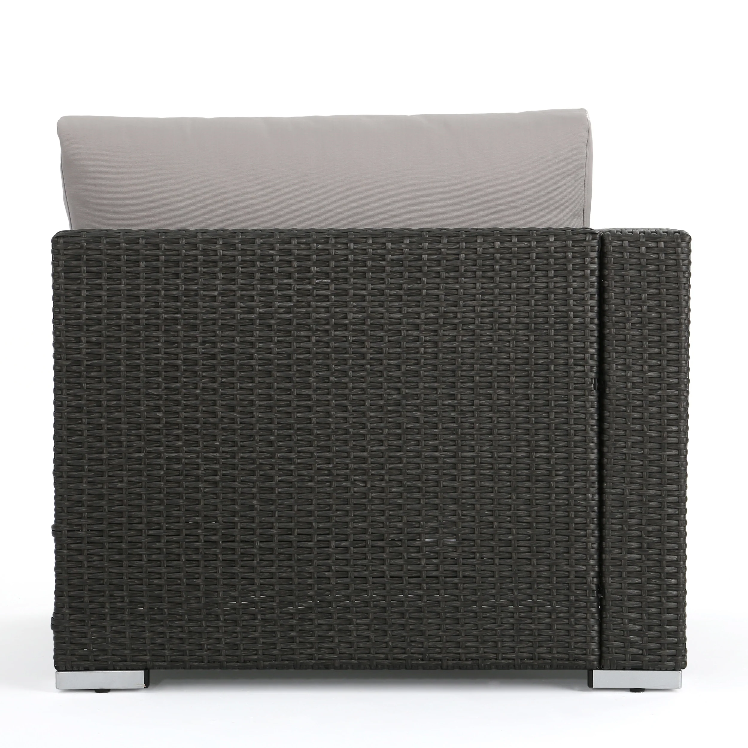 Francisco 7pc Outdoor Wicker Sectional w/ Cushions - furnishings