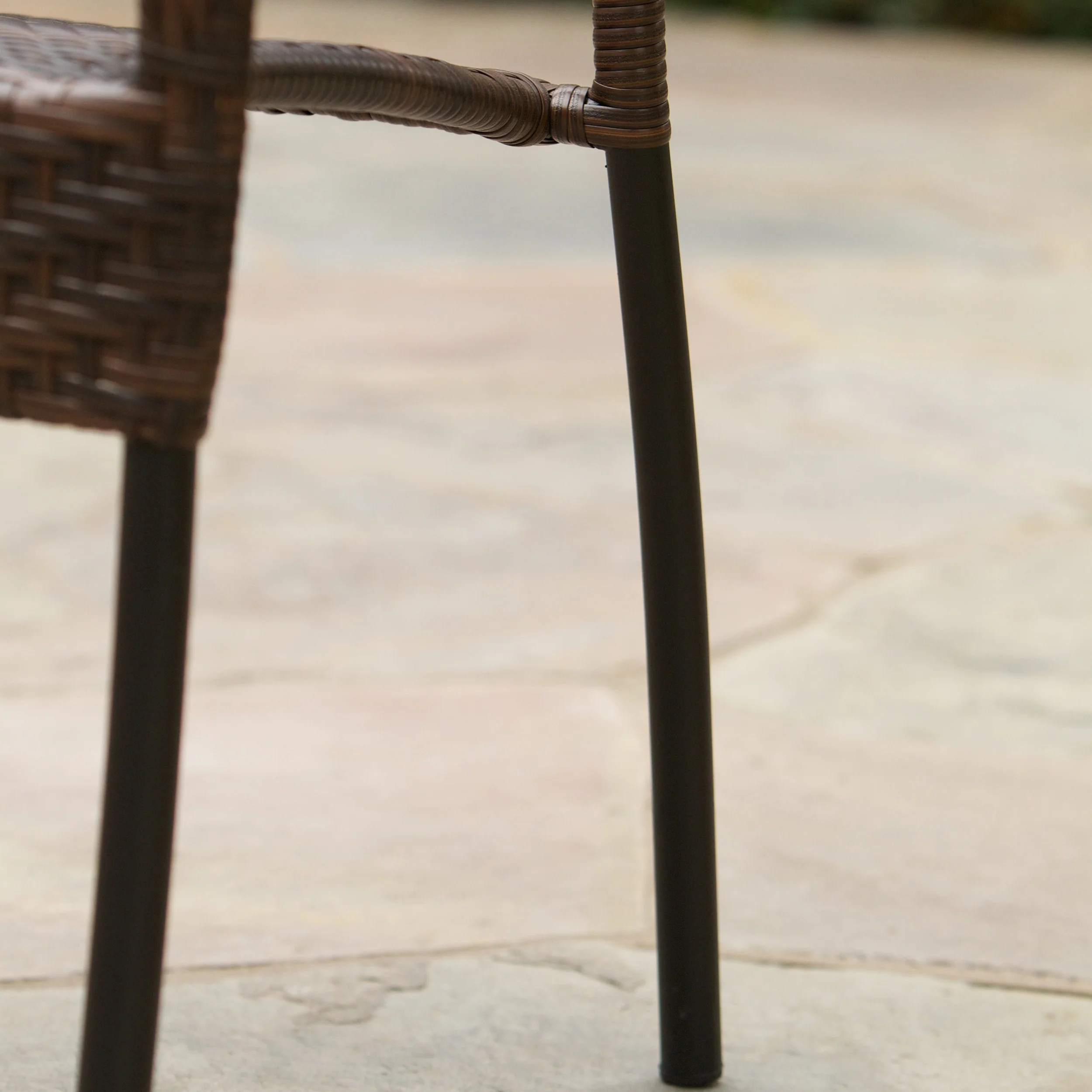 Rancho Outdoor Wicker Chair (Set of 2) - furnishings