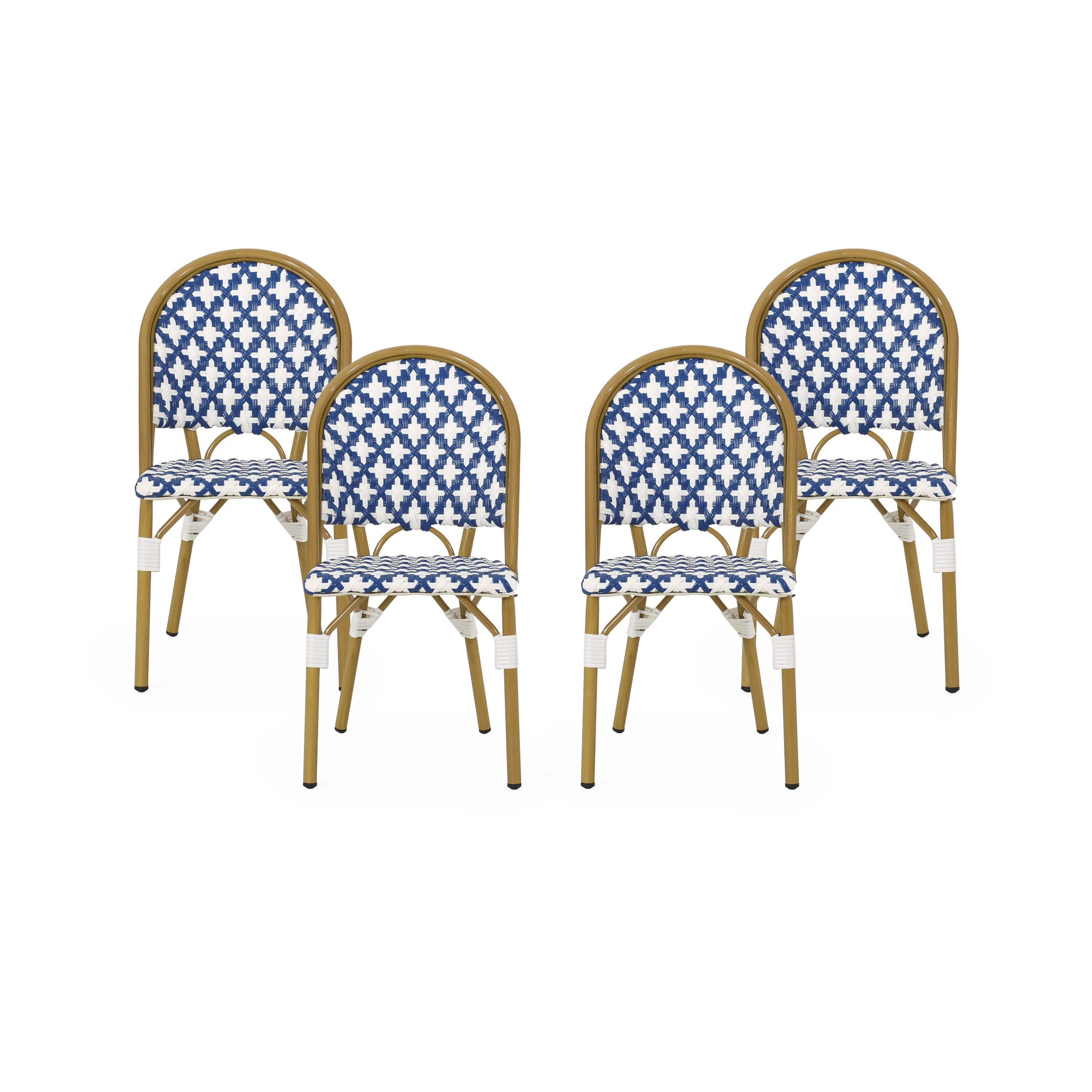Jordy Outdoor French Bistro Chair (Set of 4) - furnishings