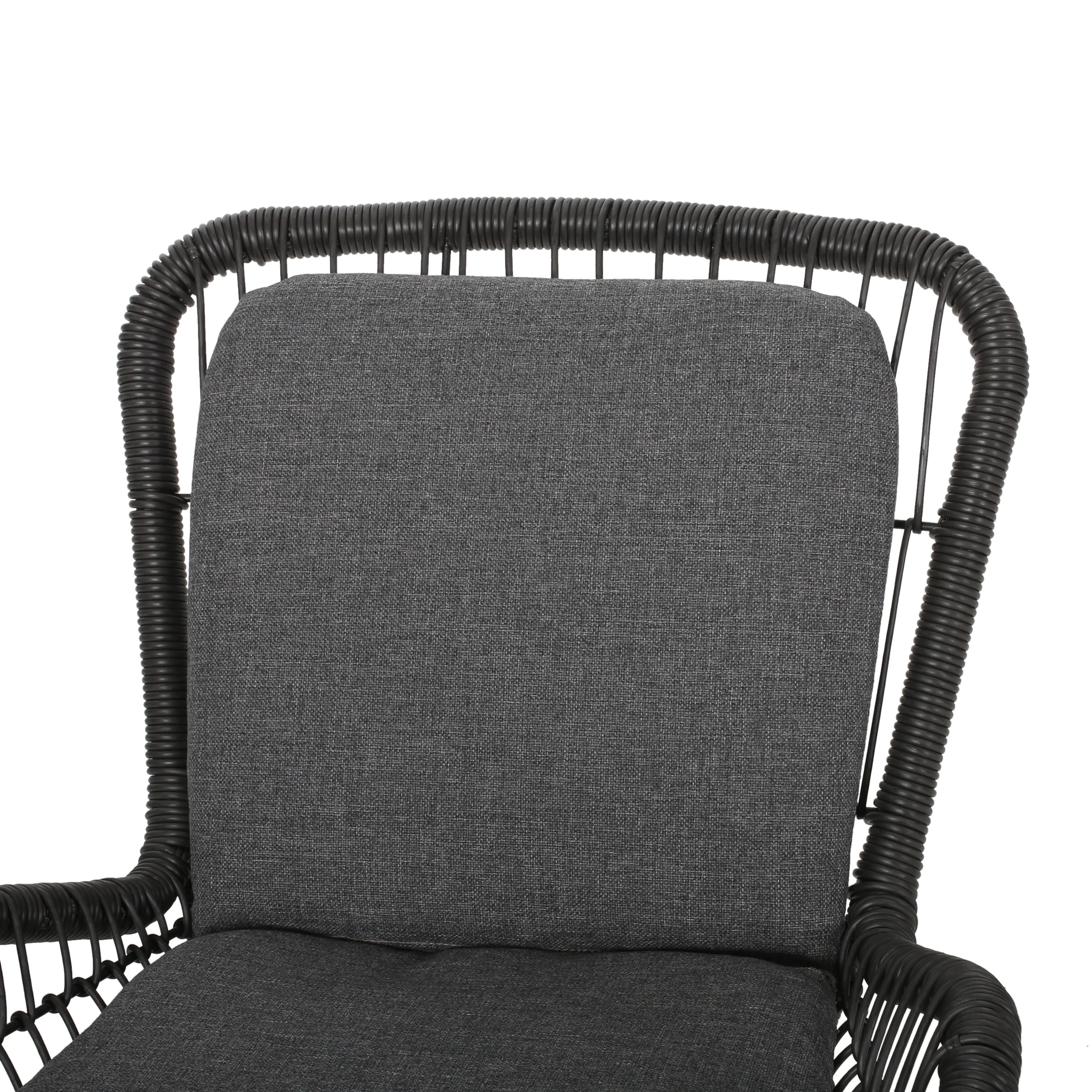 Averyrose Outdoor Wicker Chat Set with Cushions - furnishings
