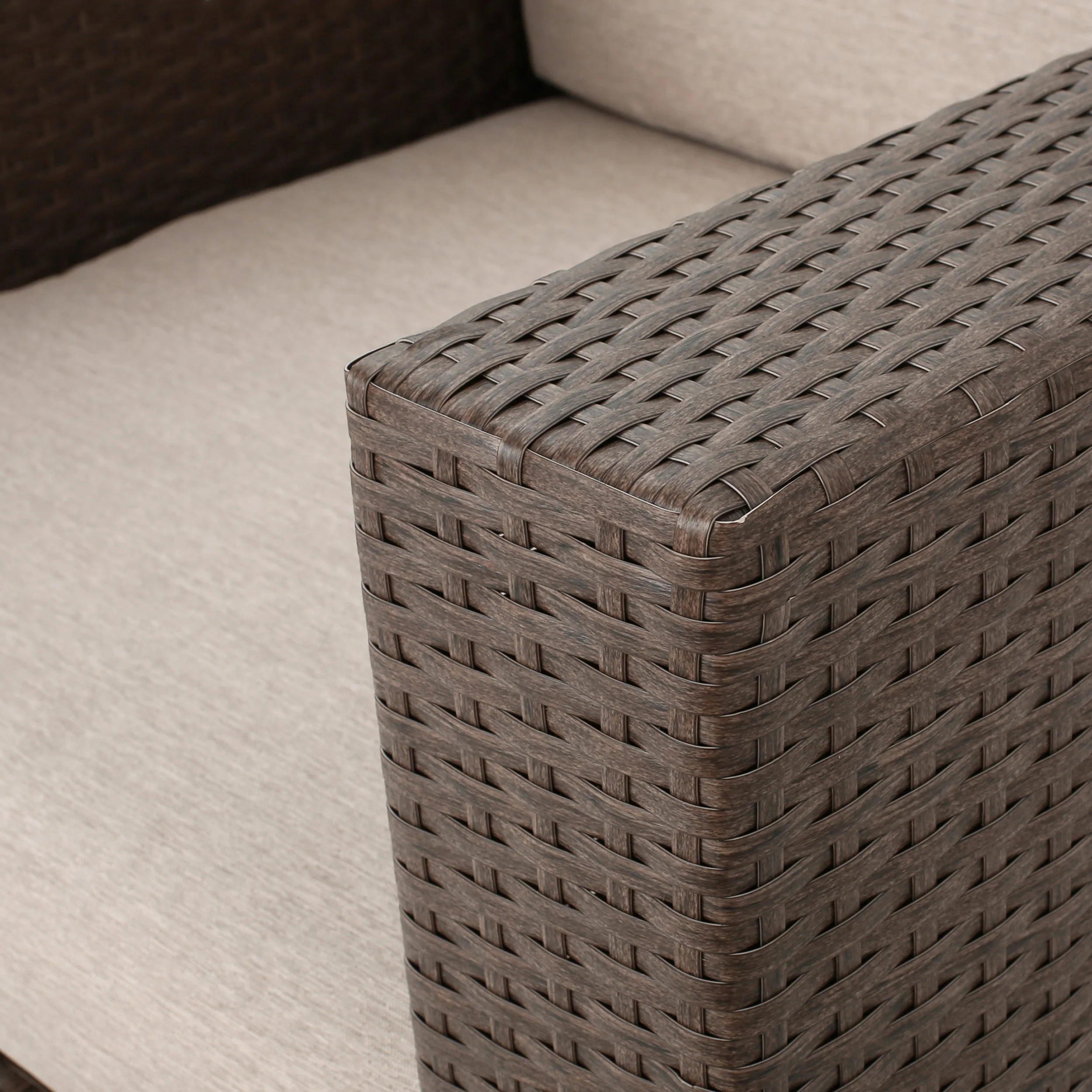 Venice 2-Seater Outdoor Chat Set with Side Table - furnishings