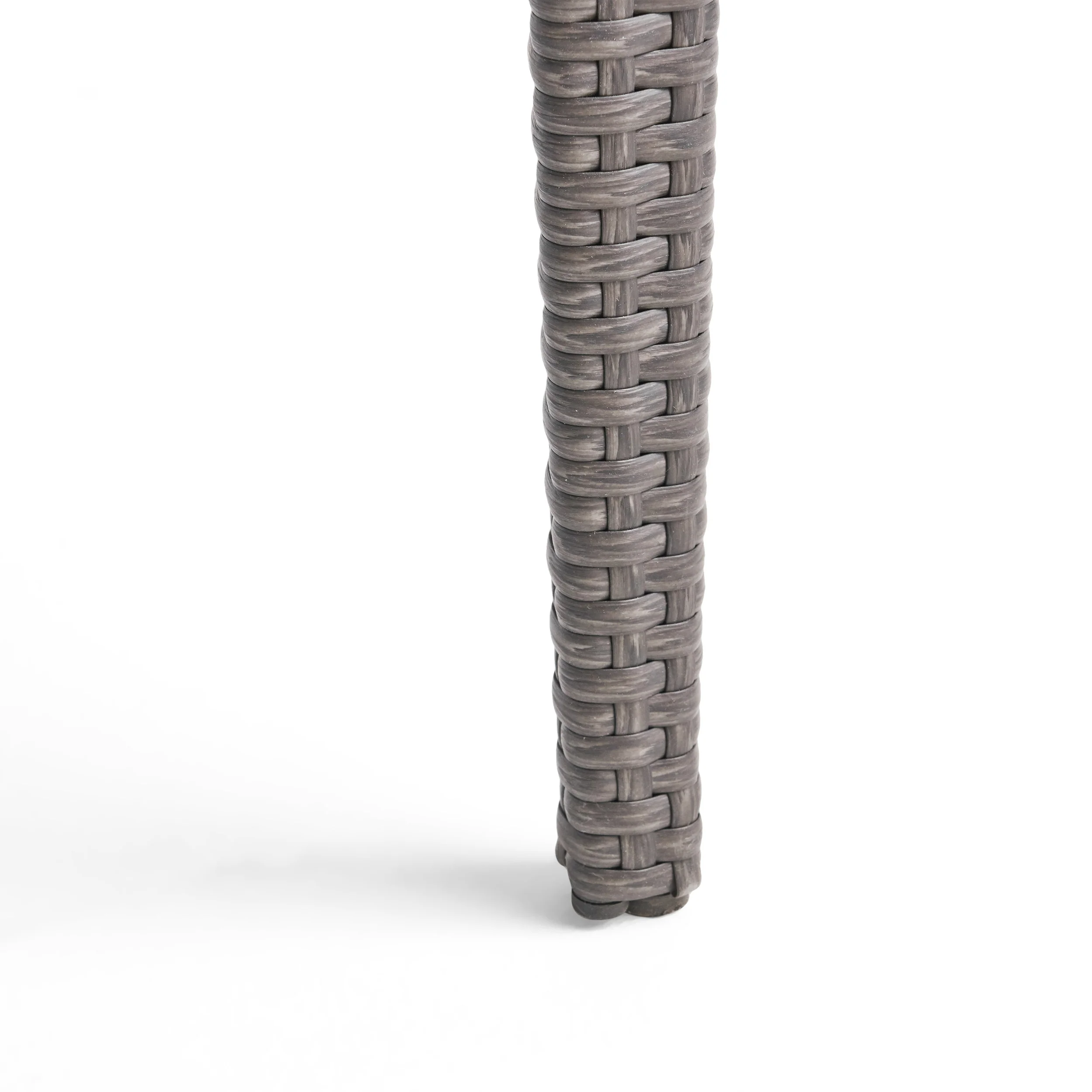 Hale Outdoor 3 Piece Wicker Bistro Set, Grey - furnishings