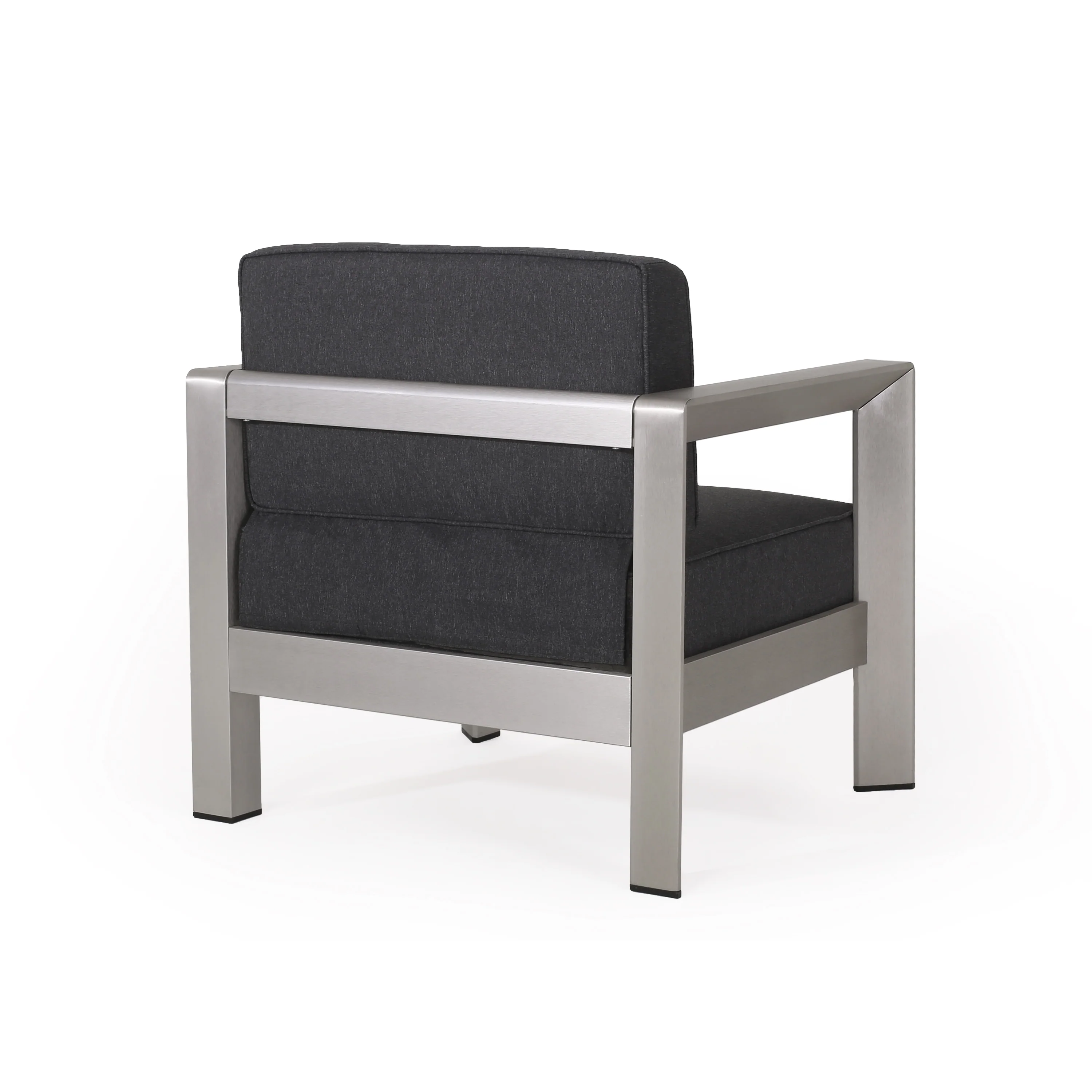 Booth Outdoor Aluminum Club Chairs - furnishings