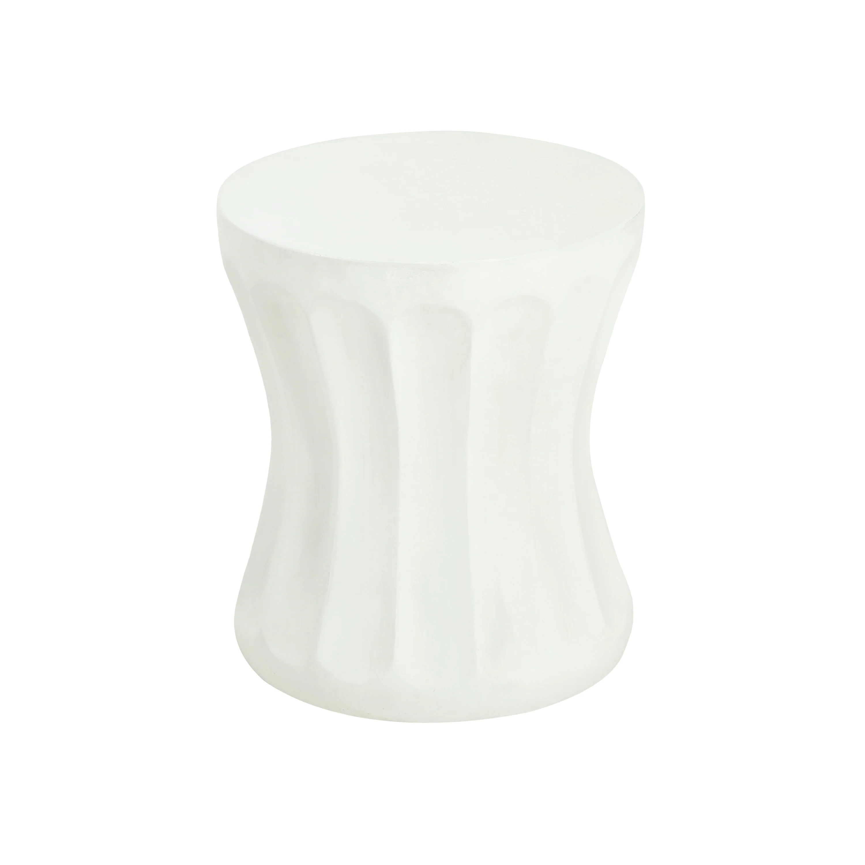 Hollis Outdoor Round Concrete Side Table - furnishings