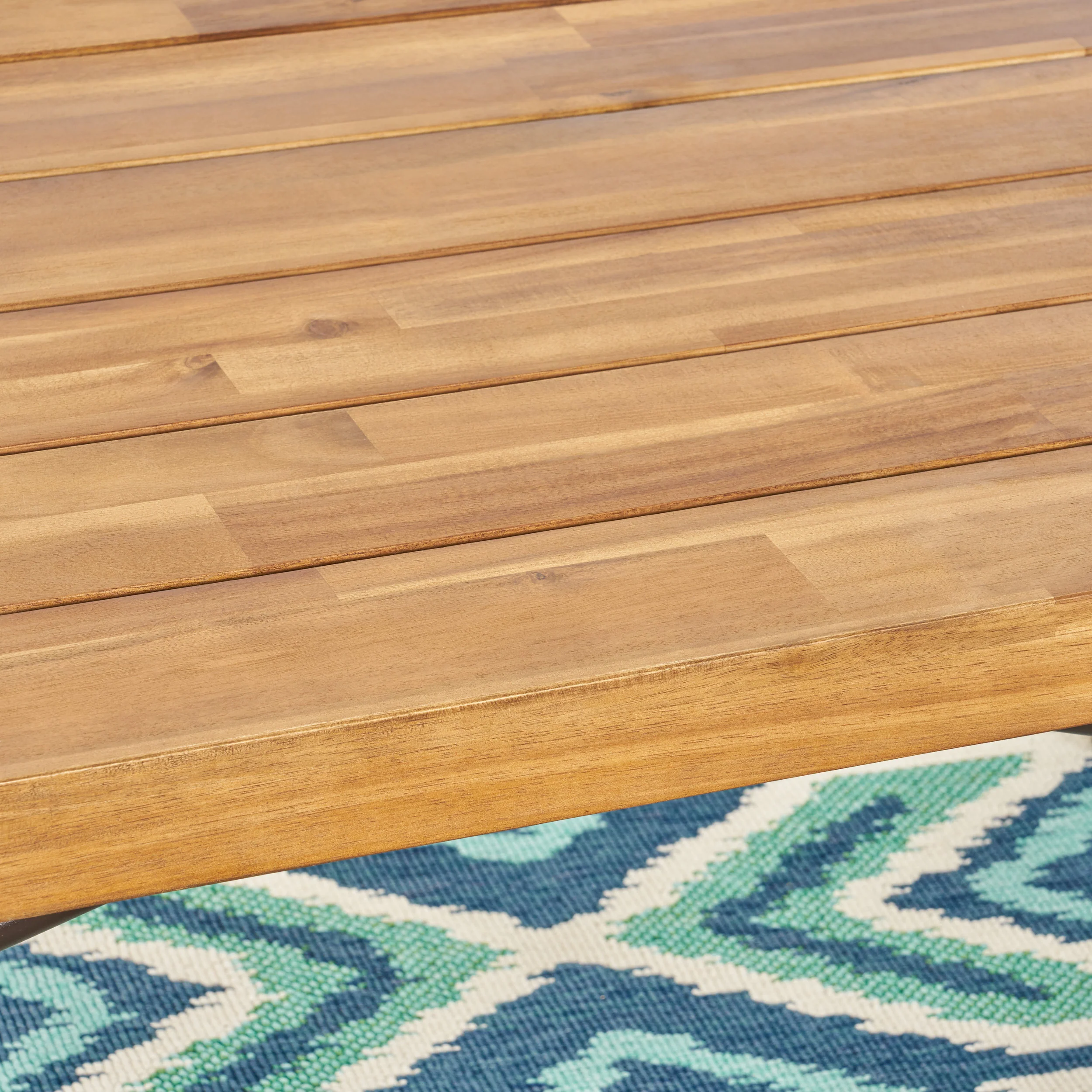 Baish Outdoor Acacia Wood Coffee Table, Teak - furnishings
